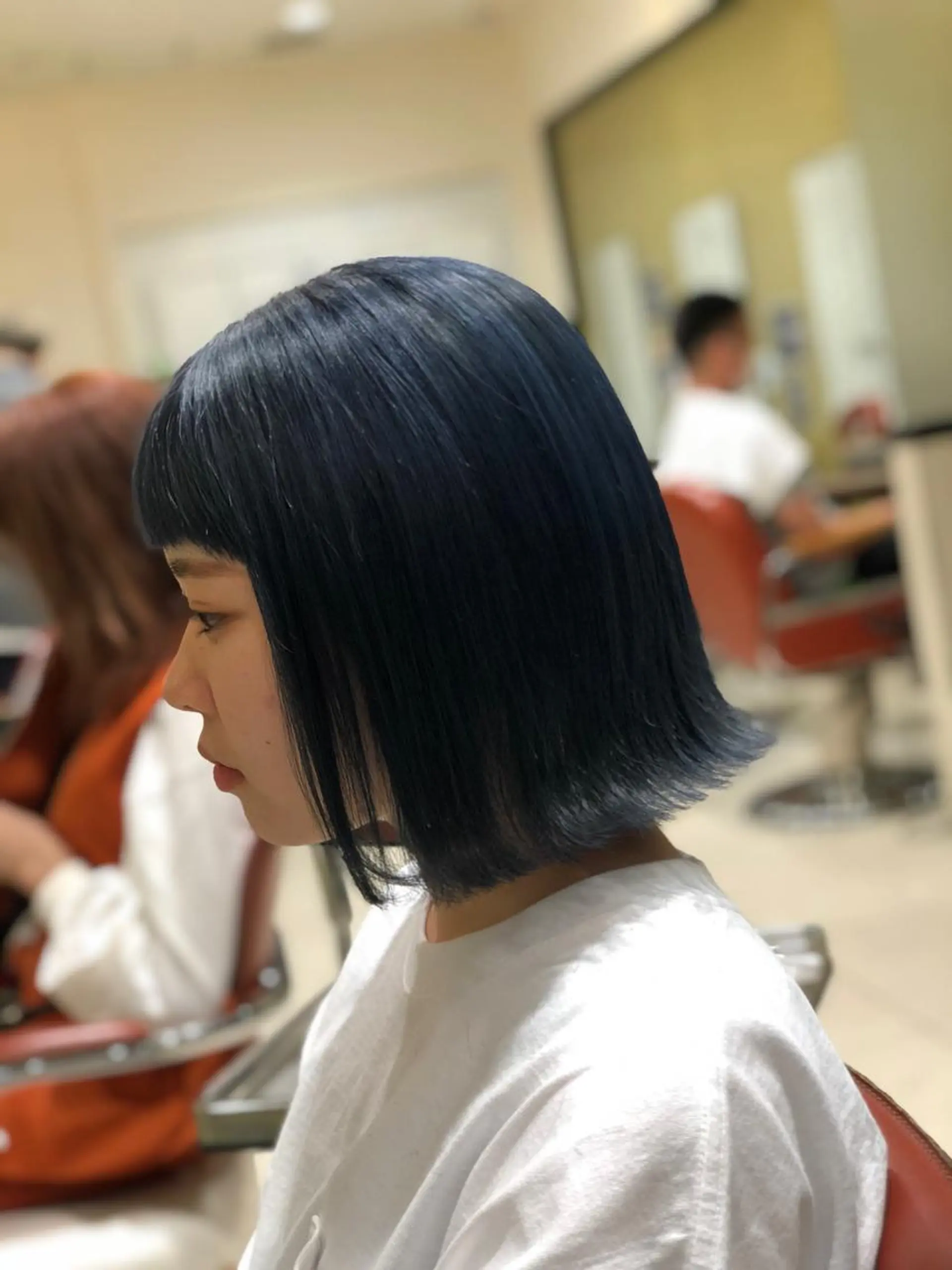 ショート カット ヘアカラー トリートメント Y Uのヘアスタイル