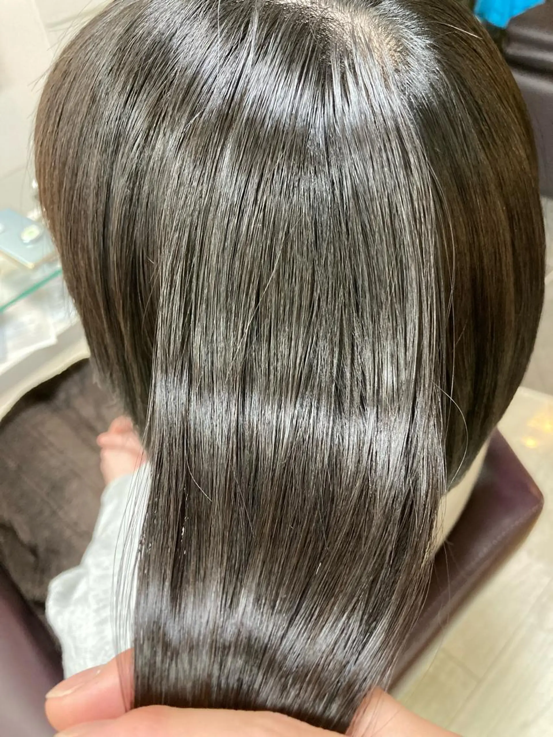 ミディアム トリートメント 酸熱トリートメント タカギ　タツキ 縮毛矯正/髪質改善のヘアスタイル