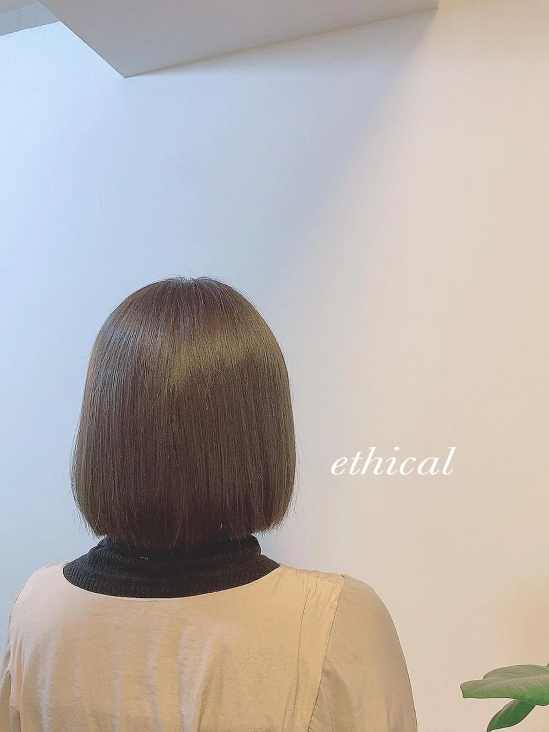 ミディアム カラー 【エシカル】 HOSOMIのヘアスタイル