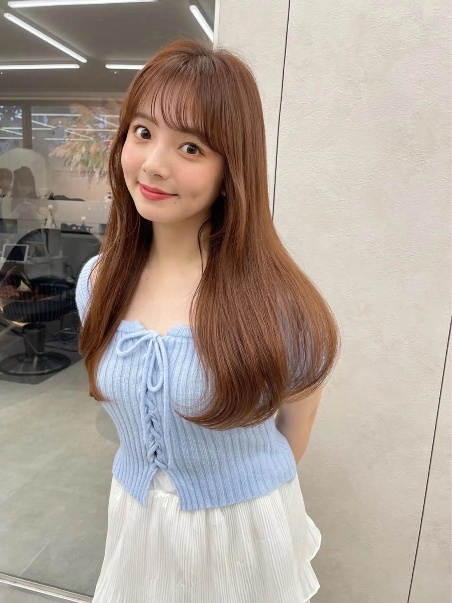 ロング カラー ヘアアレンジ カット 縮毛矯正 トリートメント 《髪質改善✖️ハイト ーン🧸》小嶋拓也のヘアスタイル
