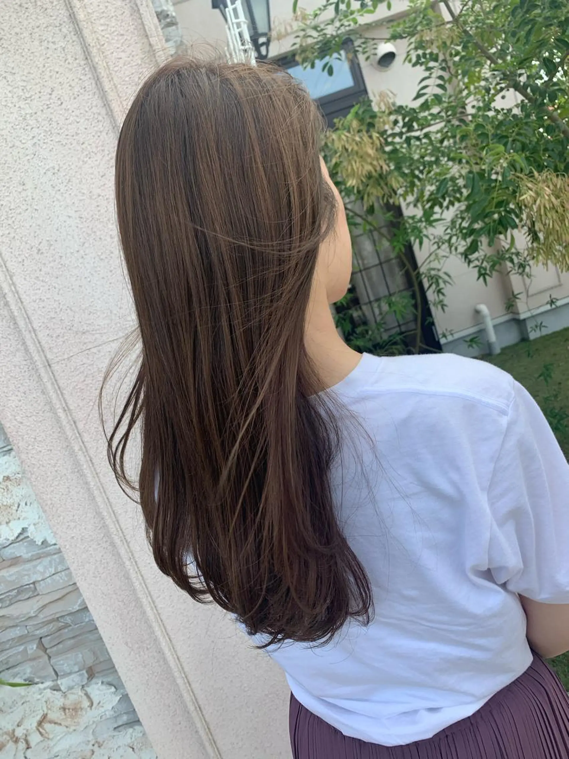 ロング カット ヘアカラー トリートメント こいけ ほのかのヘアスタイル