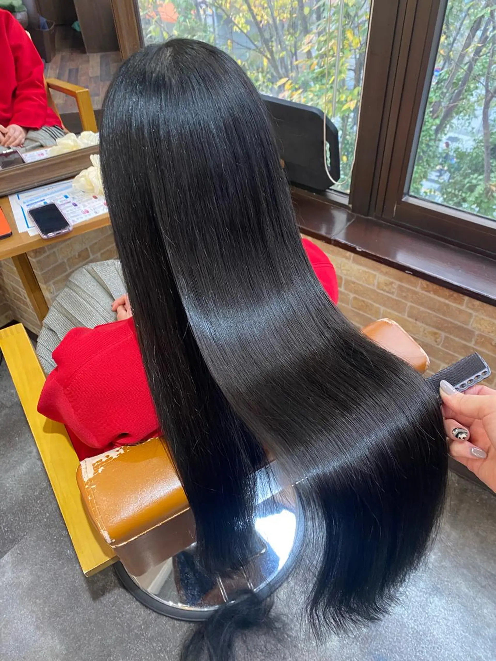 ロング ヘアカラー トリートメント 髪質改善 🤍erikaのヘアスタイル