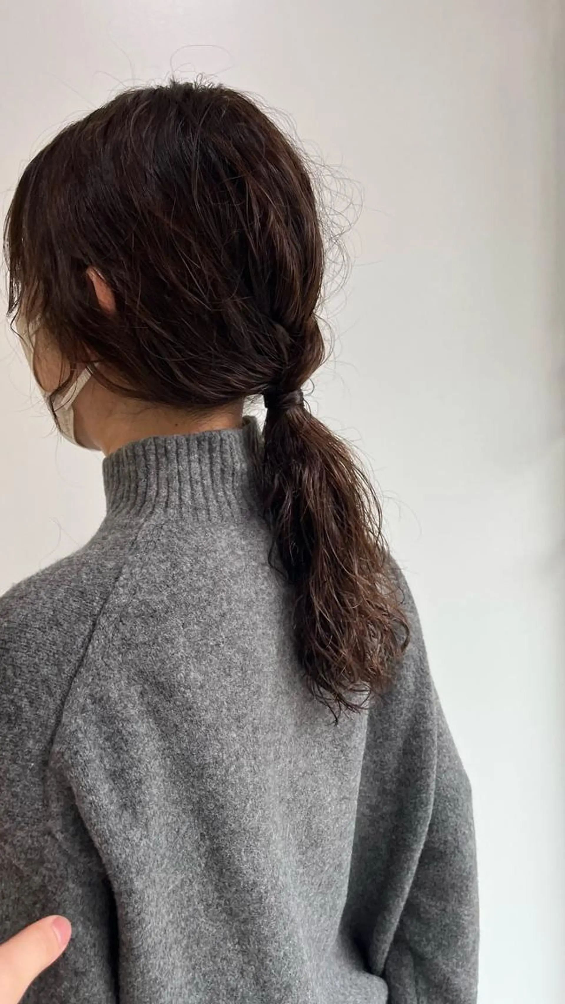 ミディアム KOCHAB 中村穂風のヘアスタイル