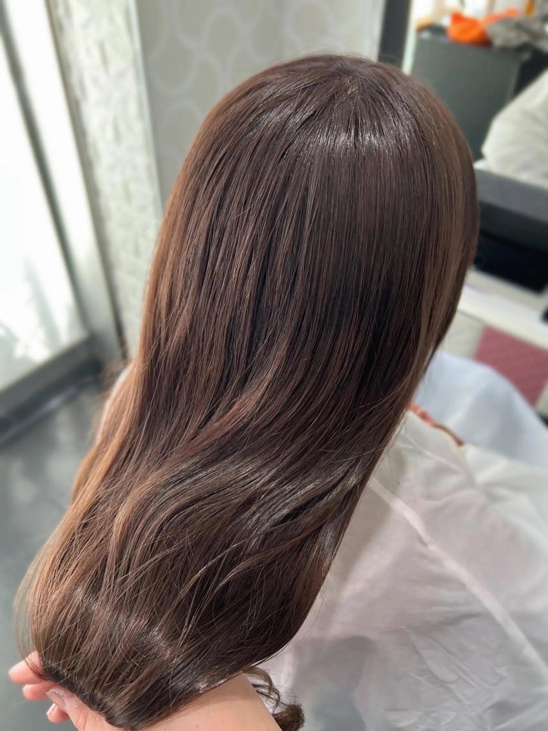 ロング カラー ベージュカラー ブリーチ ブラウンカラー ショコラブラウン チョコレートブラウン ヘアカラー トリートメント 艶髪モテヘア ♡tomimaのヘアスタイル