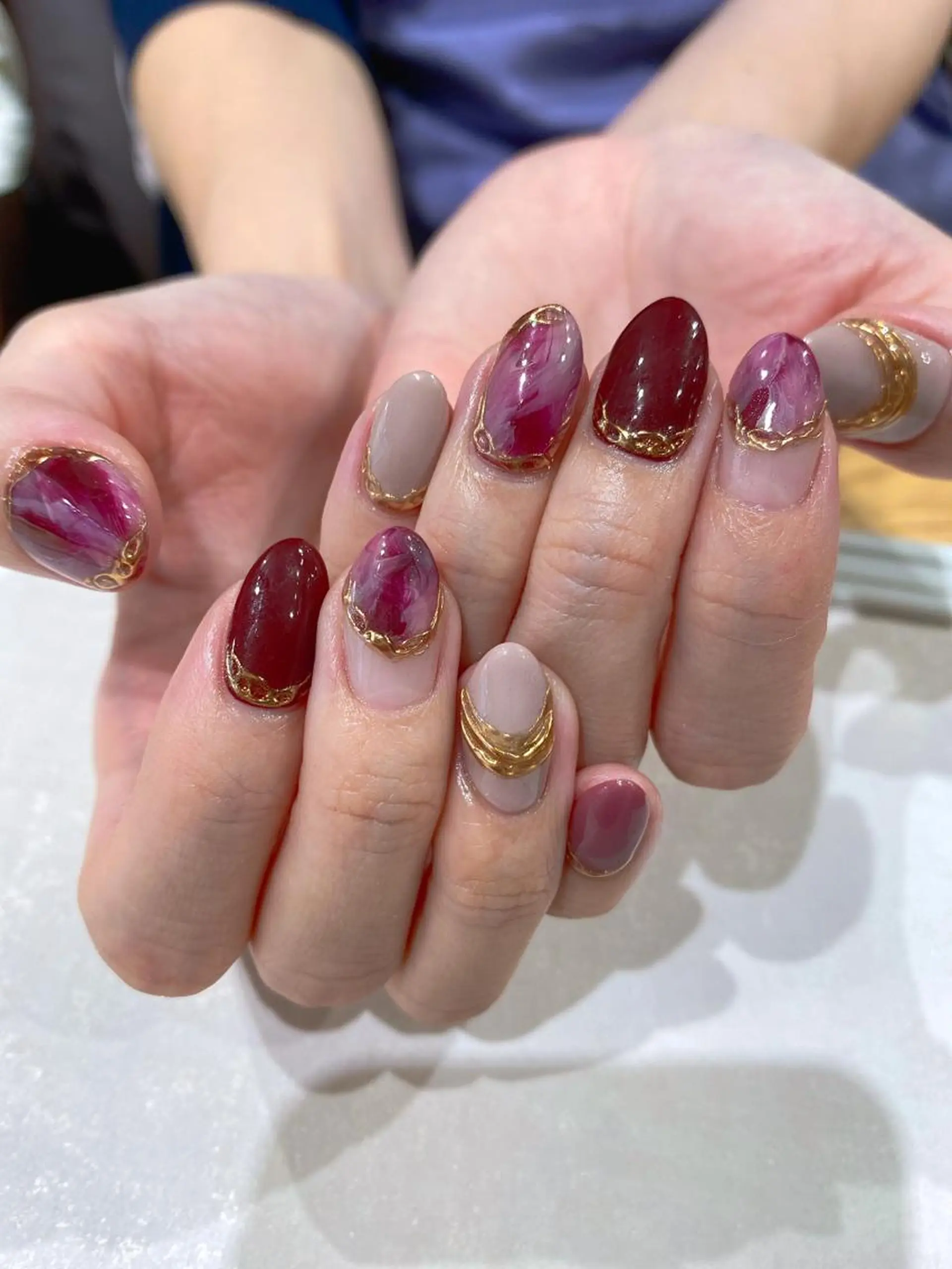 ミディアム ハンドネイル Nail R💫 naoのネイルデザイン