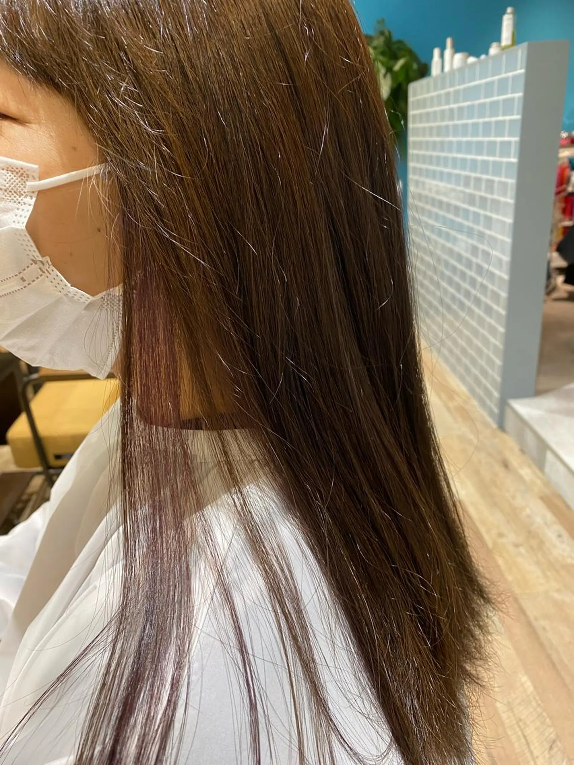 カラー フェニーチェ高崎所属・鶴谷 麻衣のヘアスタイル