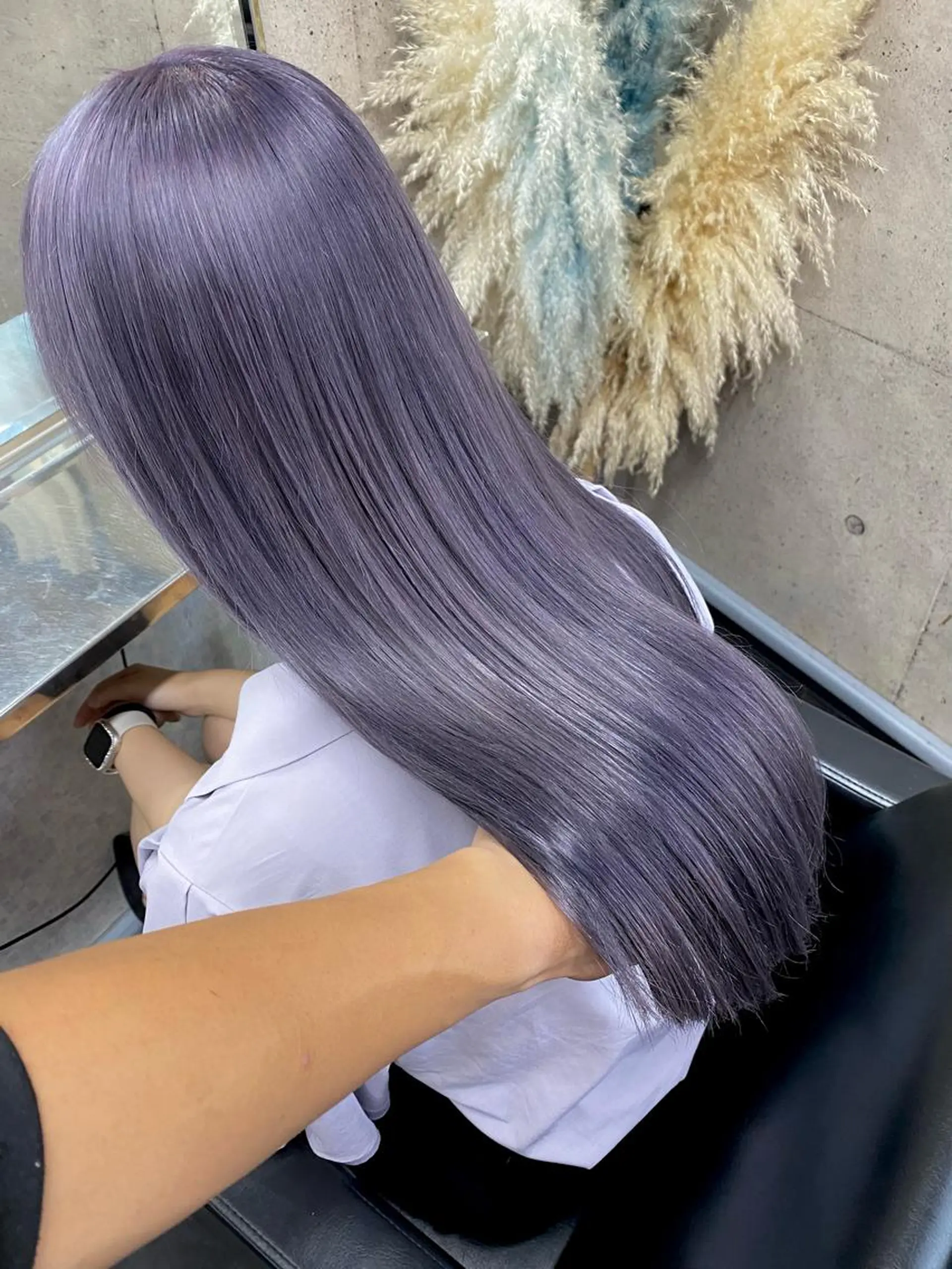 ロング カラー ヘアカラー トリートメント MORROW所属・⭕️ダメージレス特化 髪質改善🥇丸山憲人のヘアスタイル