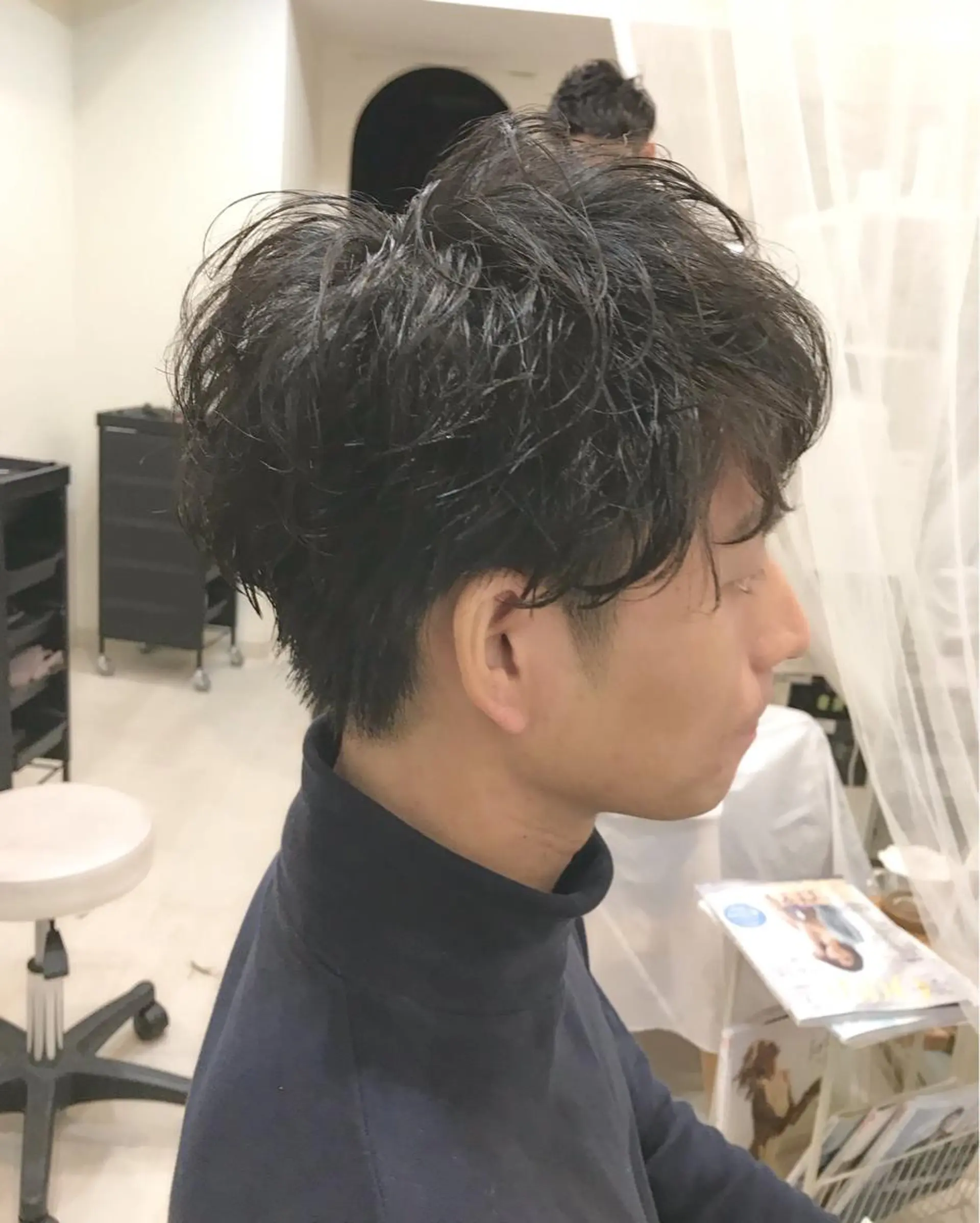 パーマ メンズ メンズパーマ ALVAREZ BARBER SHOP所属・takebuchi harukaのヘアスタイル