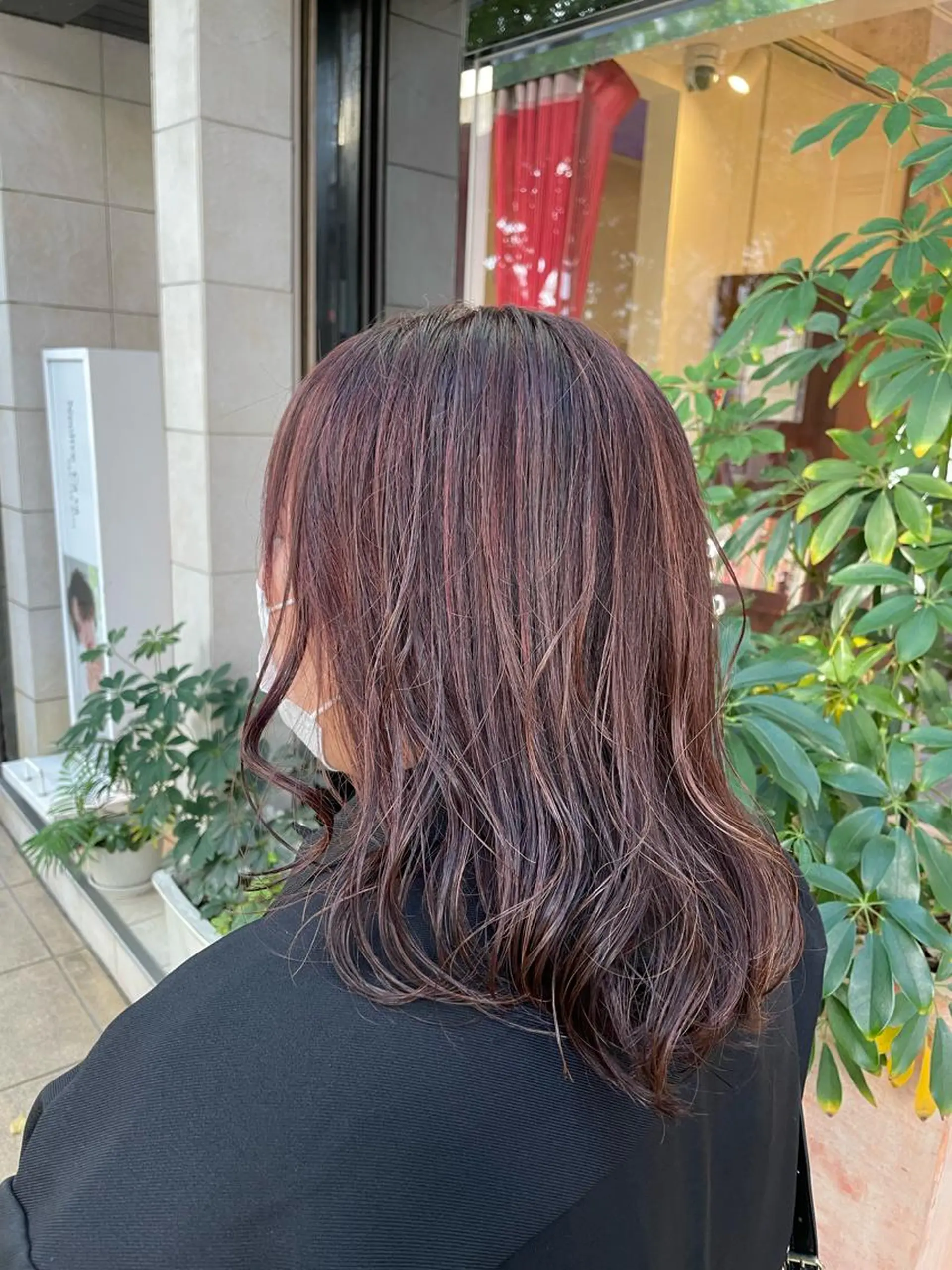 セミロング ピンクブラウン ★糀谷 敬大のヘアスタイル