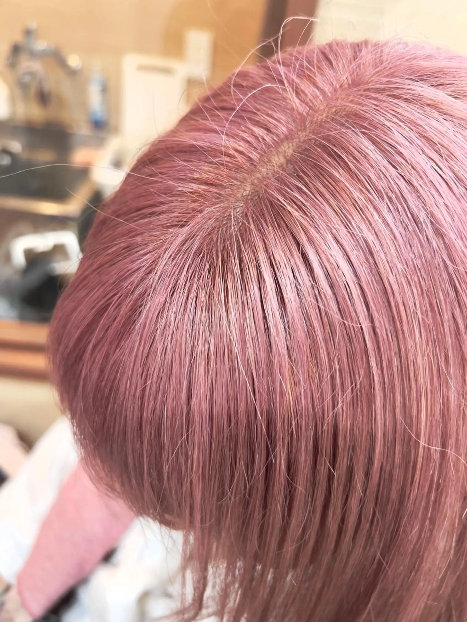 ロング カラー ピンクカラー 🍇おぐら めぐみ🍇のヘアスタイル
