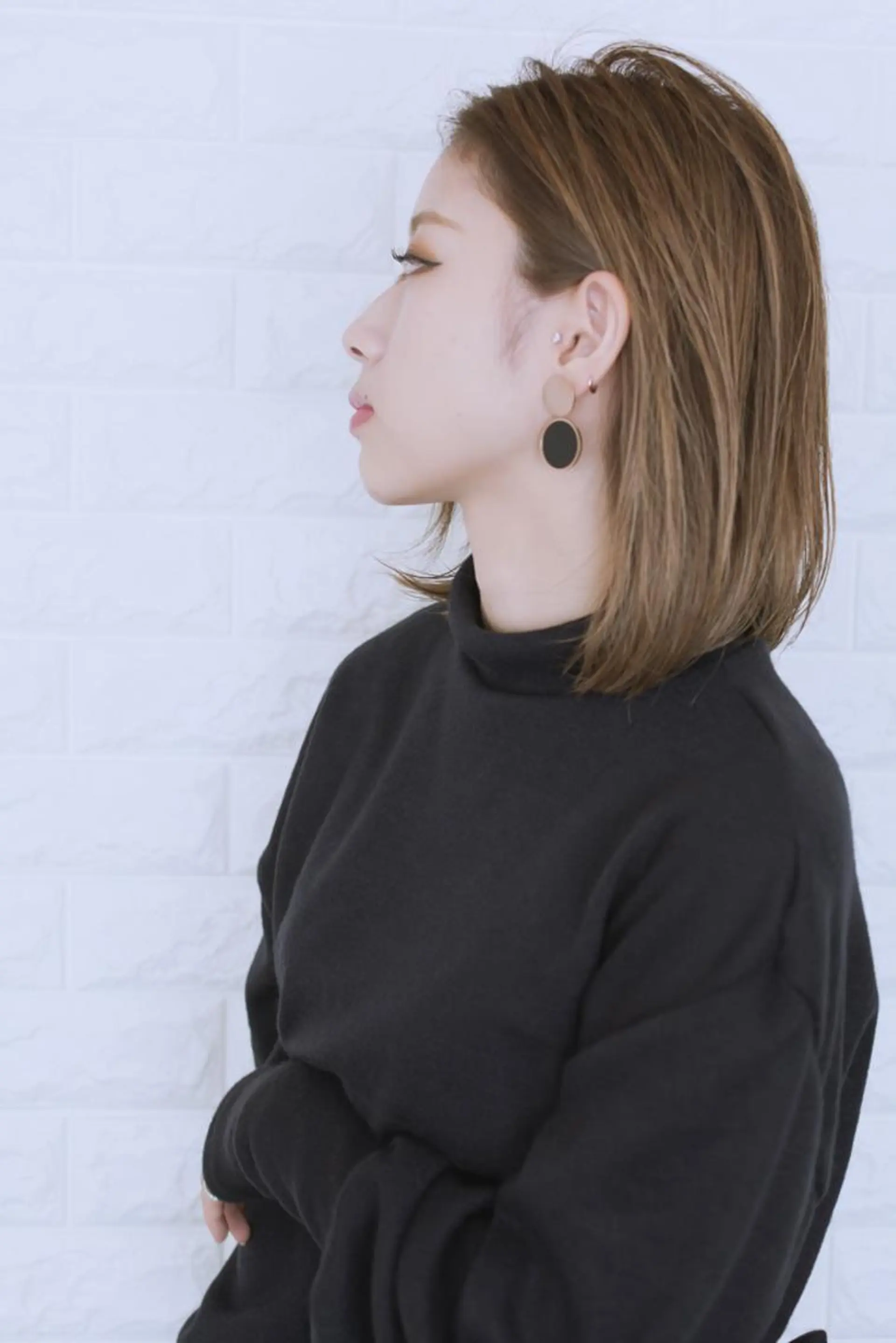 ミディアム カラー ショートボブ ベージュカラー ブルーカラー ブルージュ グレージュ カット ヘアカラー トリートメント 斉藤 正敏のその他イメージ