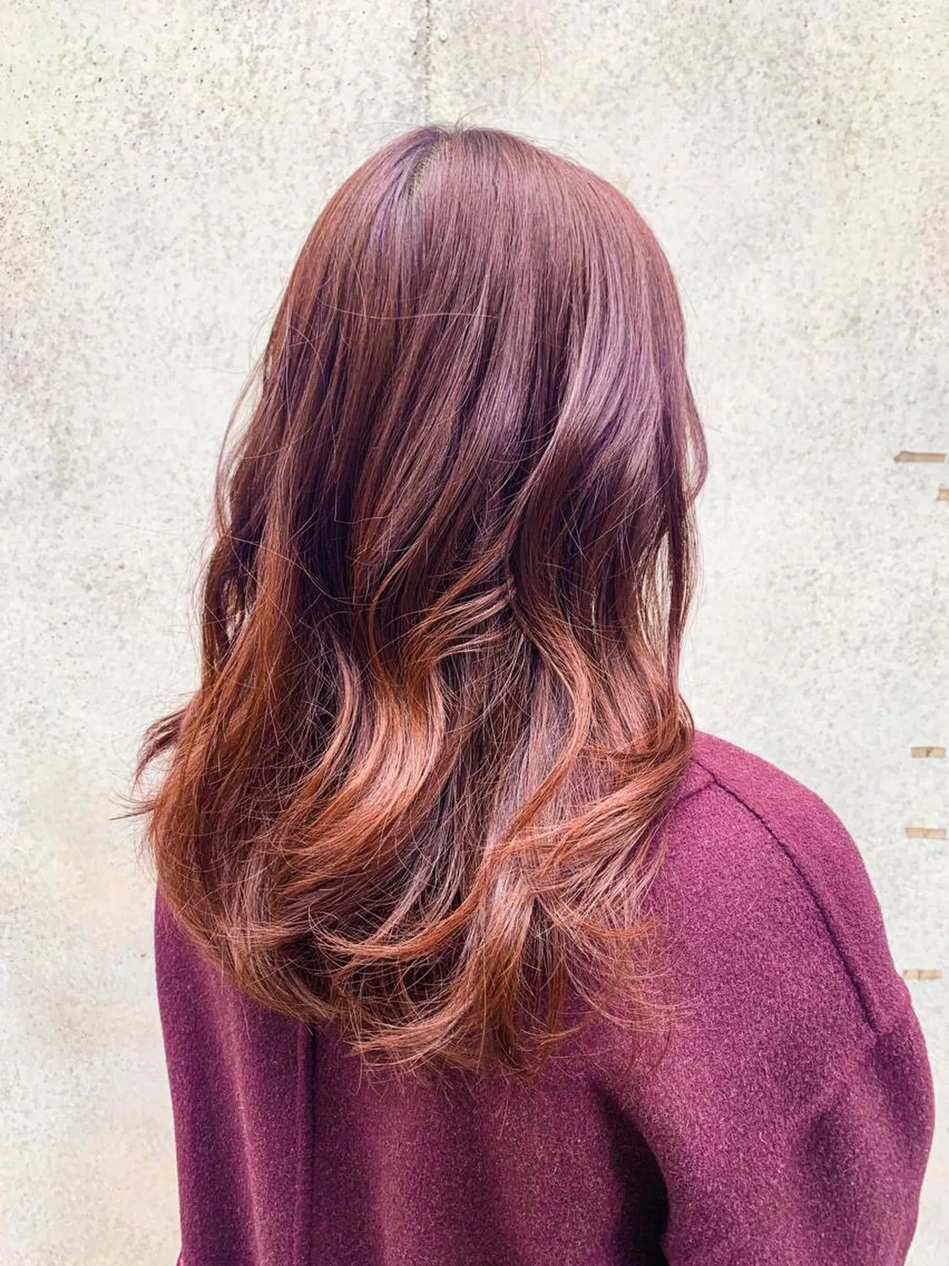 ロング カラー 平 ちひろのヘアスタイル