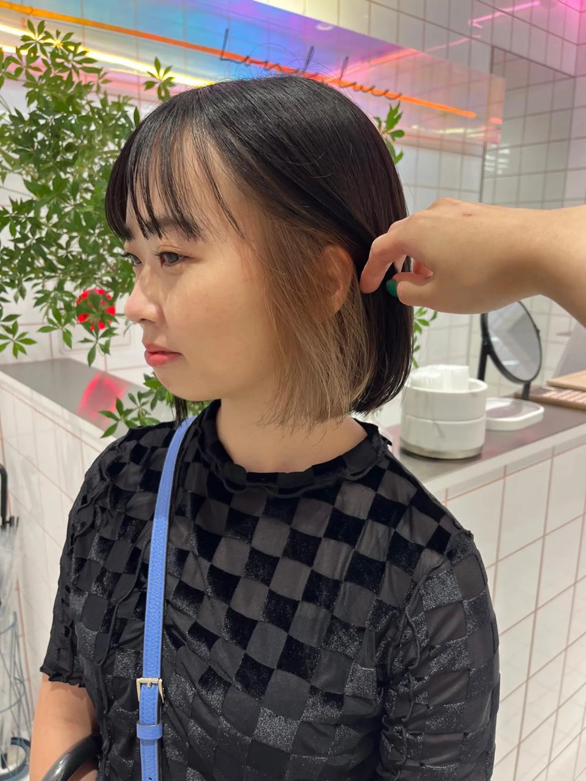 ショート カラー インナーカラー Lond　luce心斎橋所属・✨髪質改善✨縮毛矯正 ホウダカズヒロのヘアスタイル