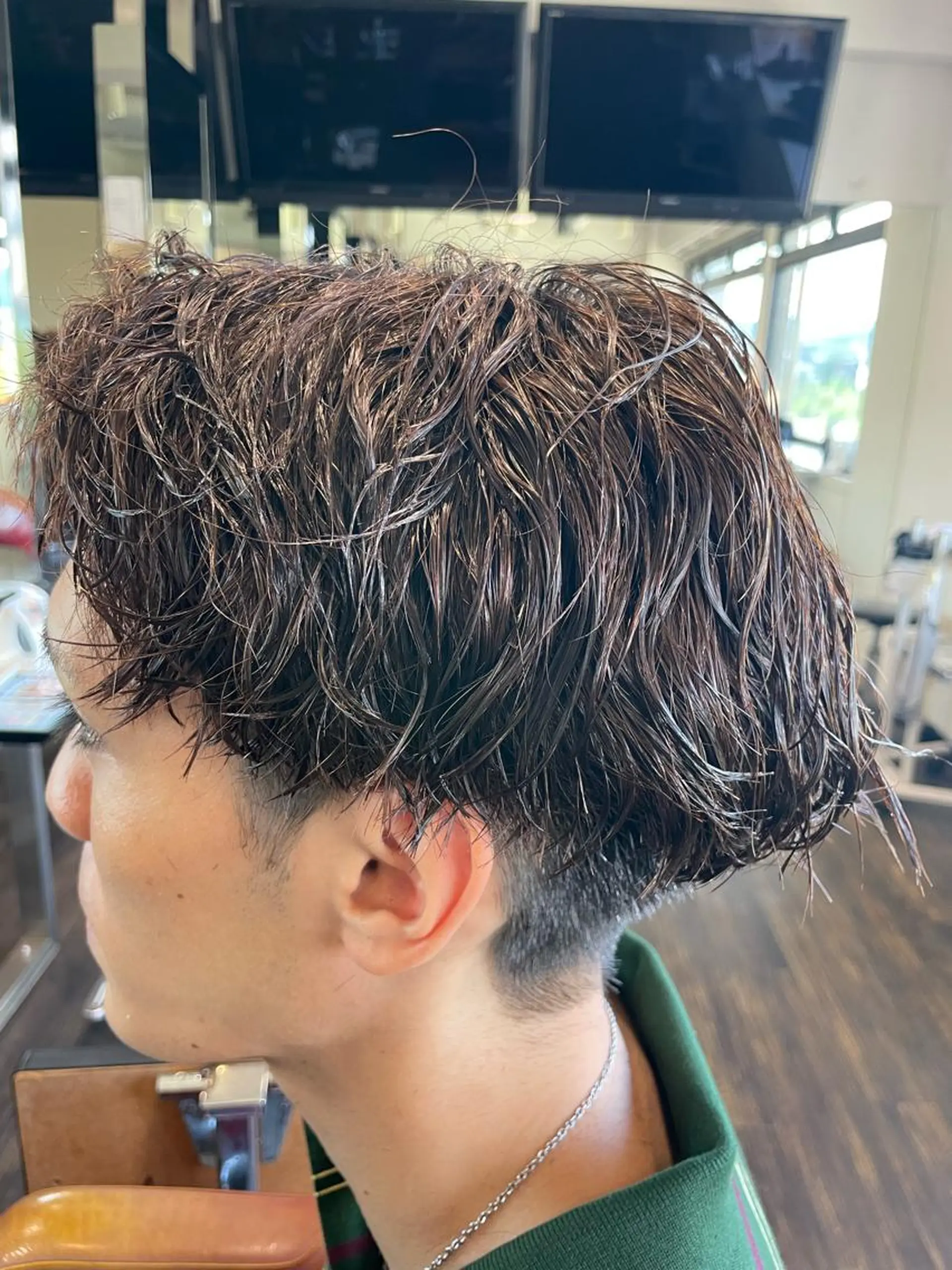 メンズ カット パーマ 佐藤 綾郁のヘアスタイル