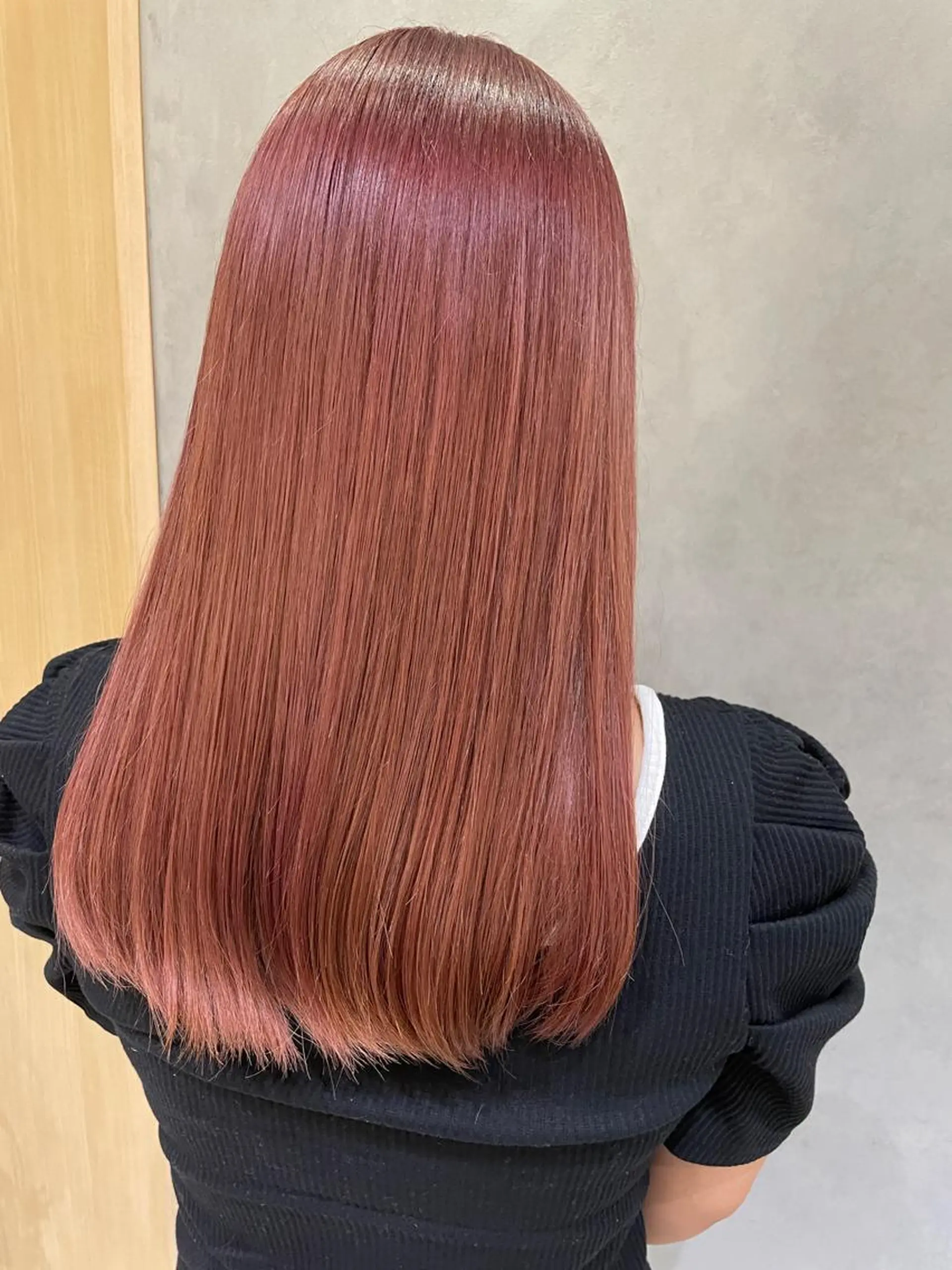 ロング カラー ベージュカラー ピンクカラー ピンクベージュ ヘアカラー トリートメント 城　健太郎 💎ハイトーンのヘアスタイル