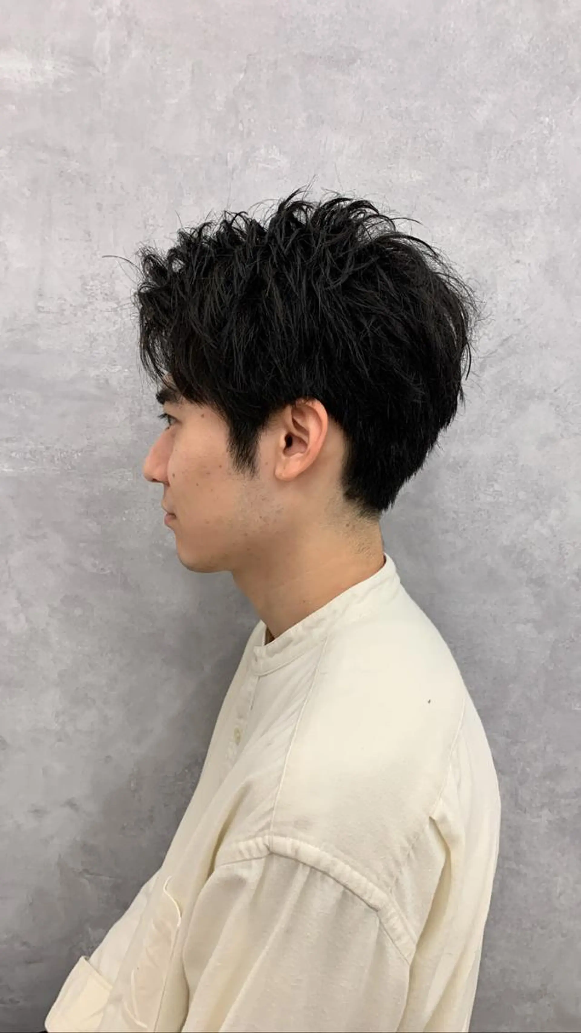 メンズ アップバング 刈り上げ ✂︎林 一誠✂︎【北戸田】のヘアスタイル