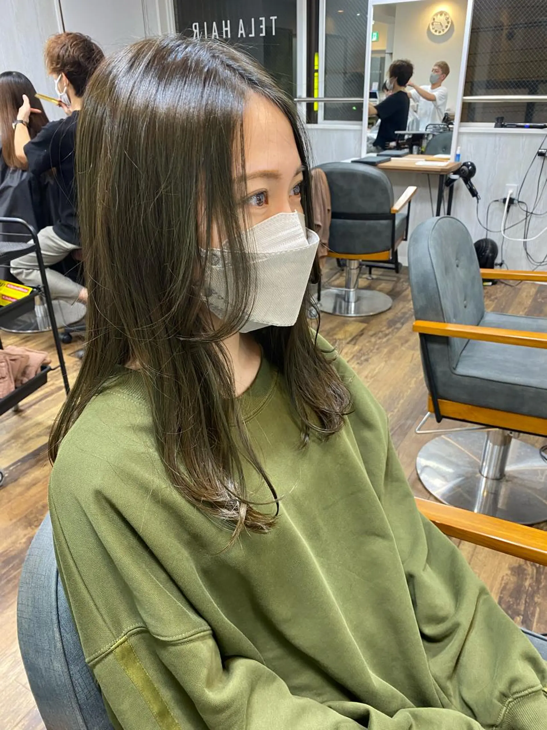 ミディアム カラー カット ヘアカラー トリートメント TELA HAIR 副代表🍃笹岡航太のヘアスタイル