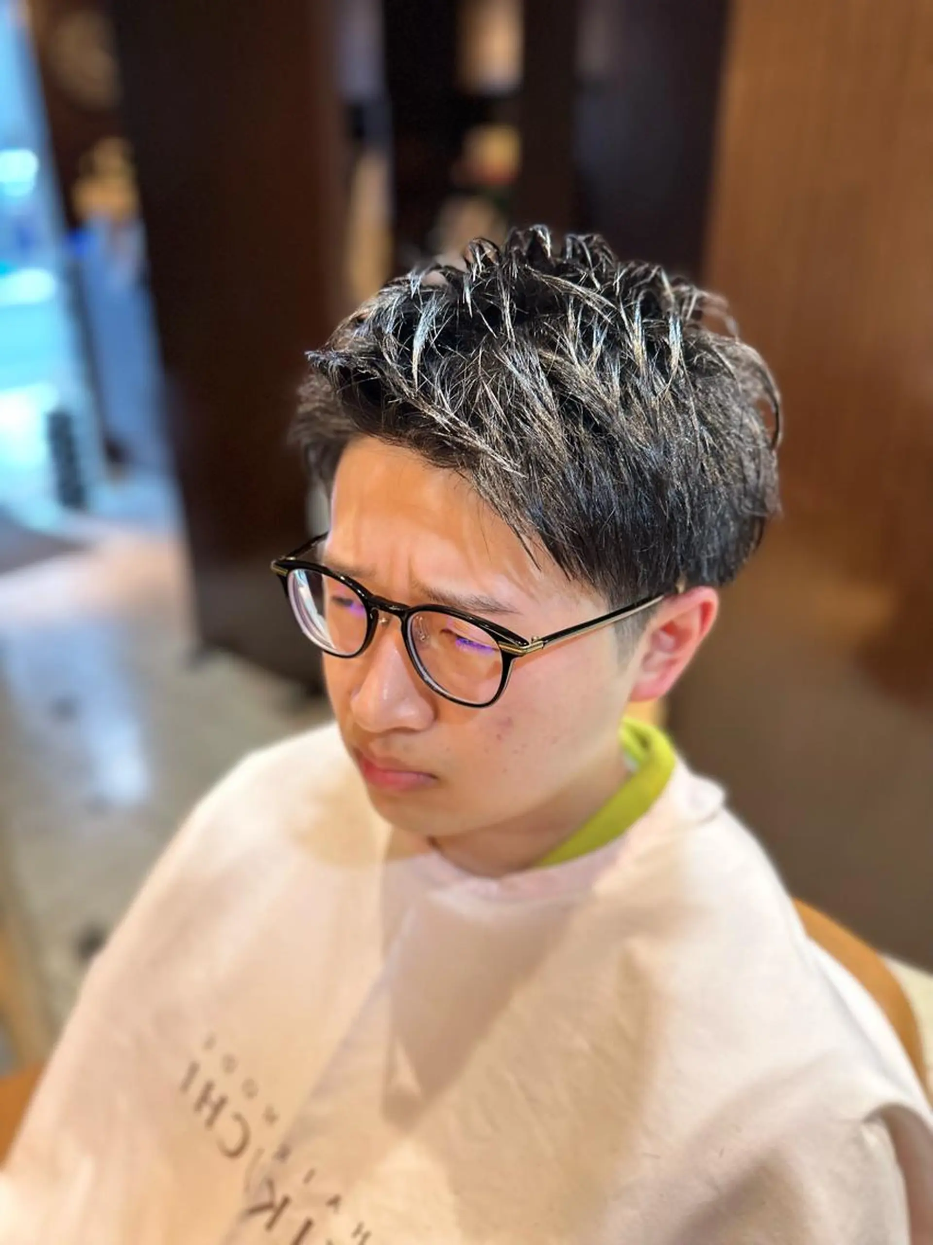 ショート HAIR MODE  KIKUHI「ヘアモードキクチ」神田店所属・💈【理容室】夜受付 上坂　一宏のヘアスタイル
