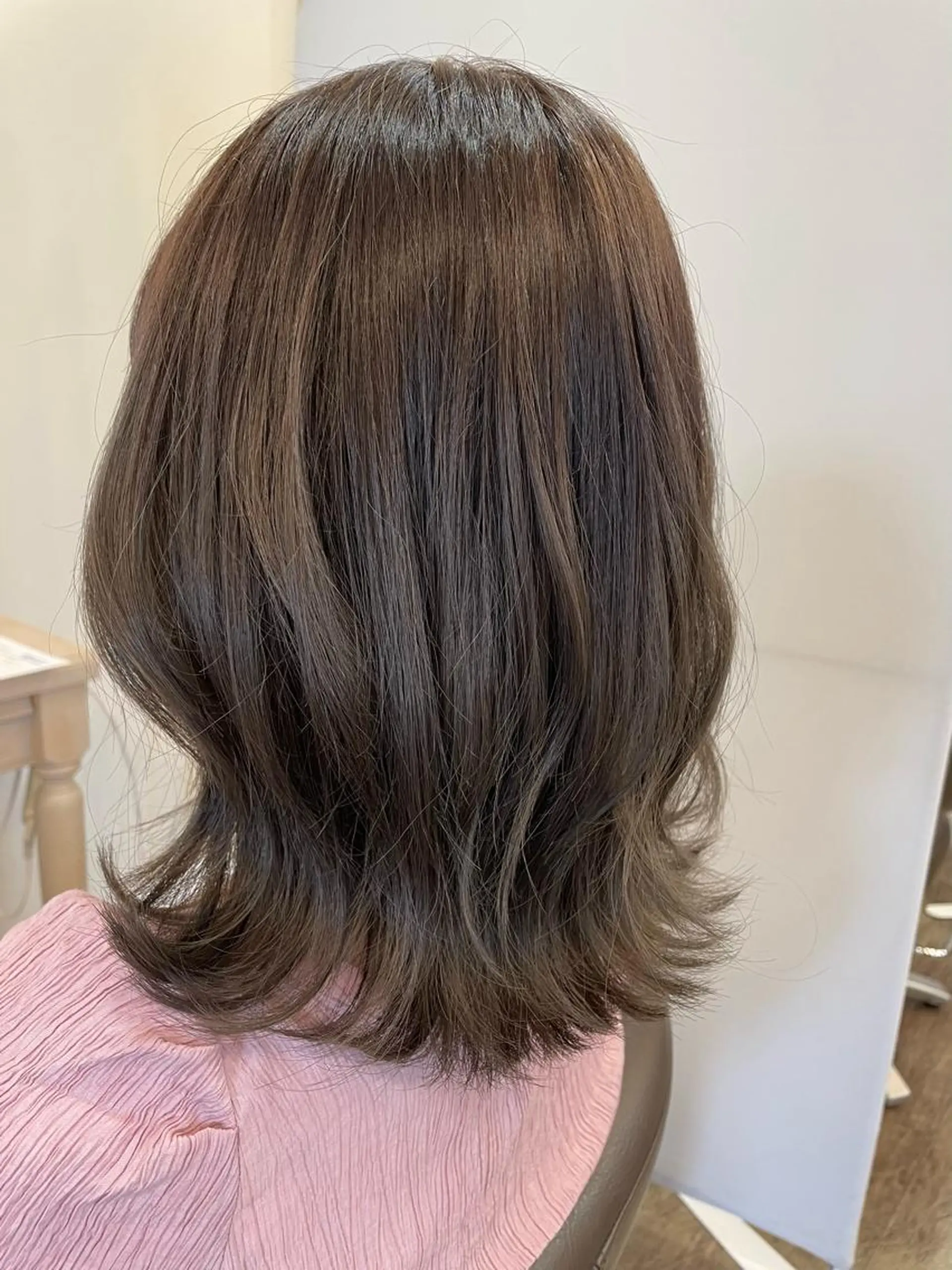 ミディアム ボブ カット ヘアカラー sawa tamaeのヘアスタイル