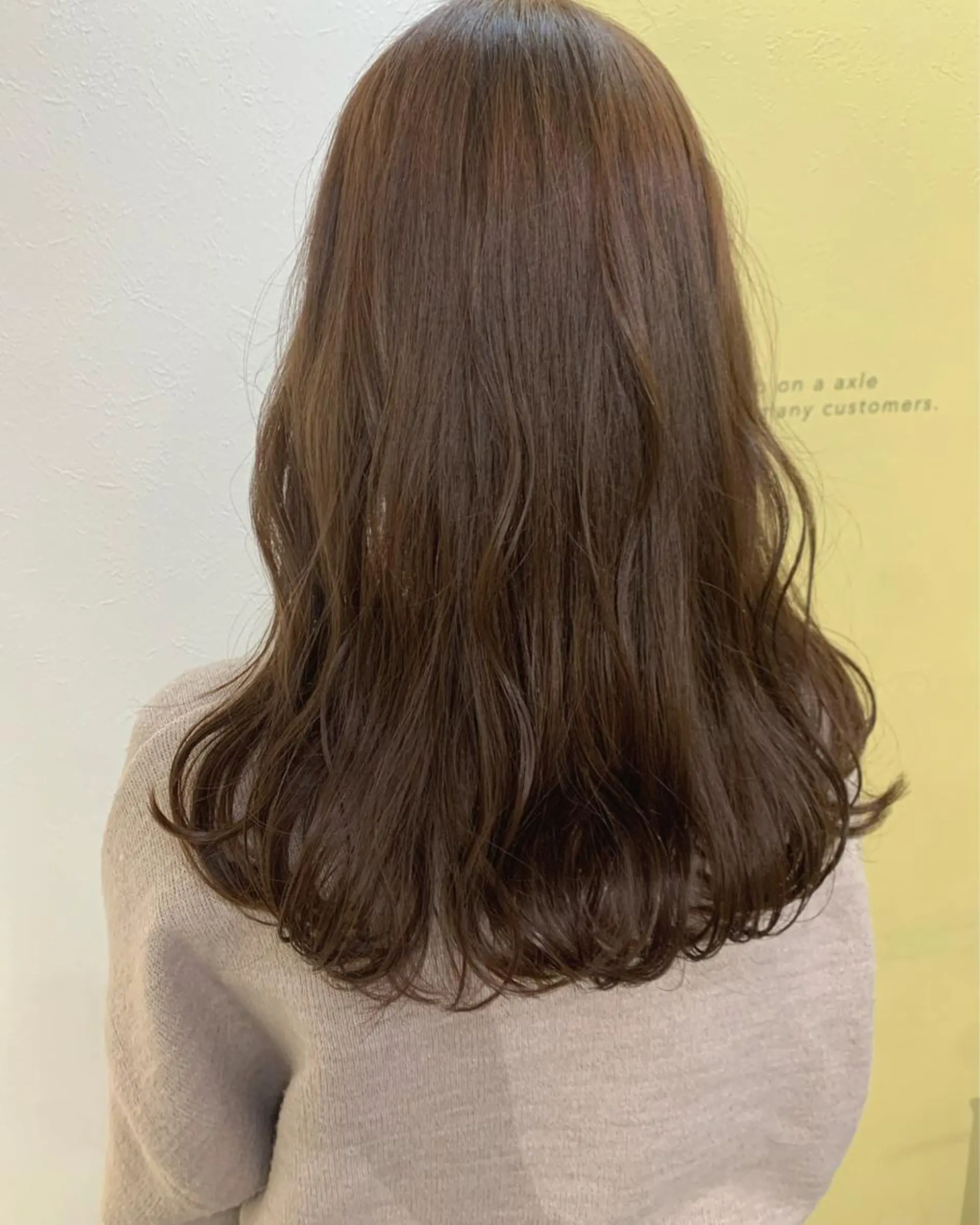 ロング カラー ベージュカラー コーラルベージュ カット ヘアカラー トリートメント hub hair レイヤー/透明感のヘアスタイル