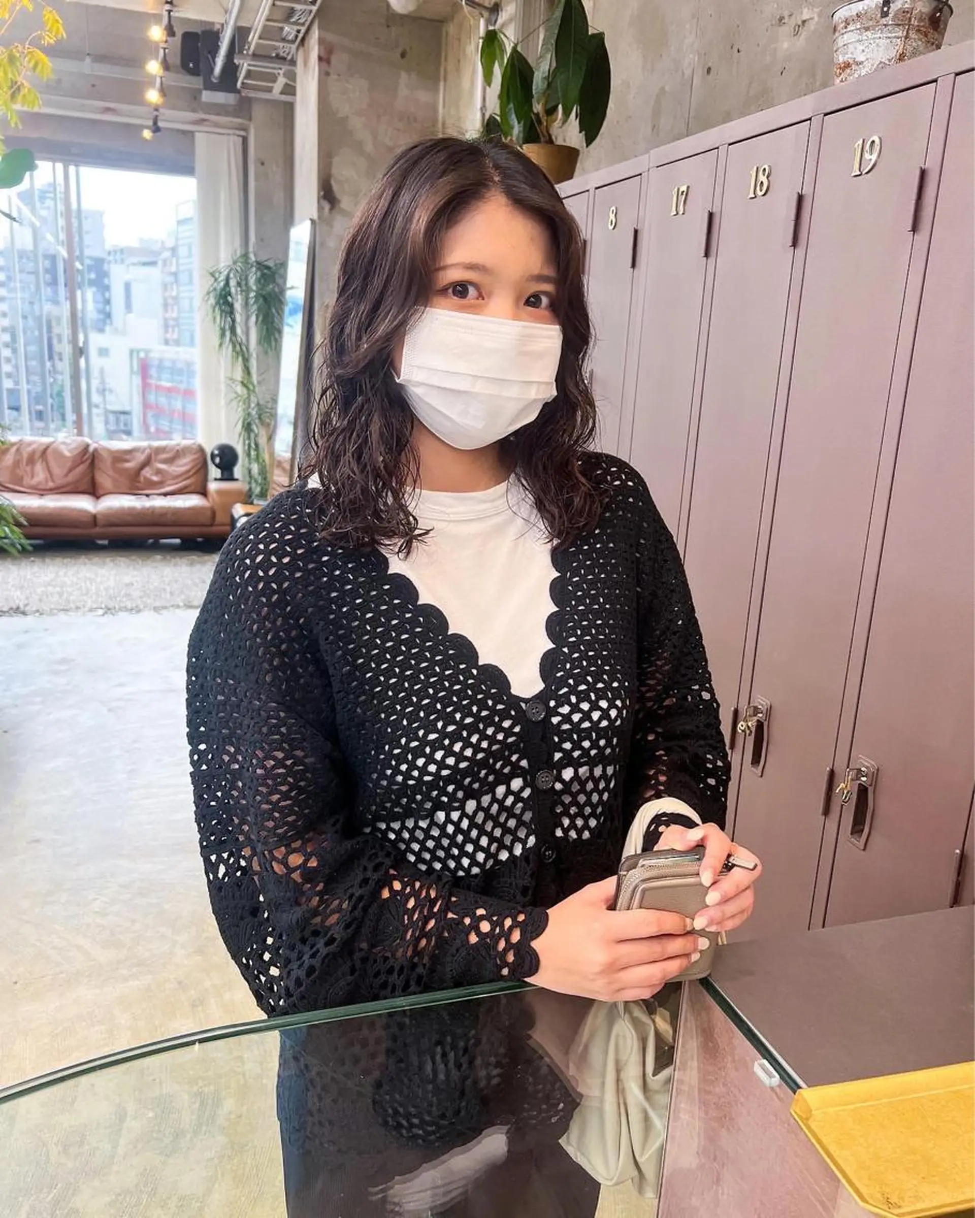 ミディアム パーマ ミディアムパーマ カット パーマ 水野 雪 /パーマ/暖色カラーのヘアスタイル