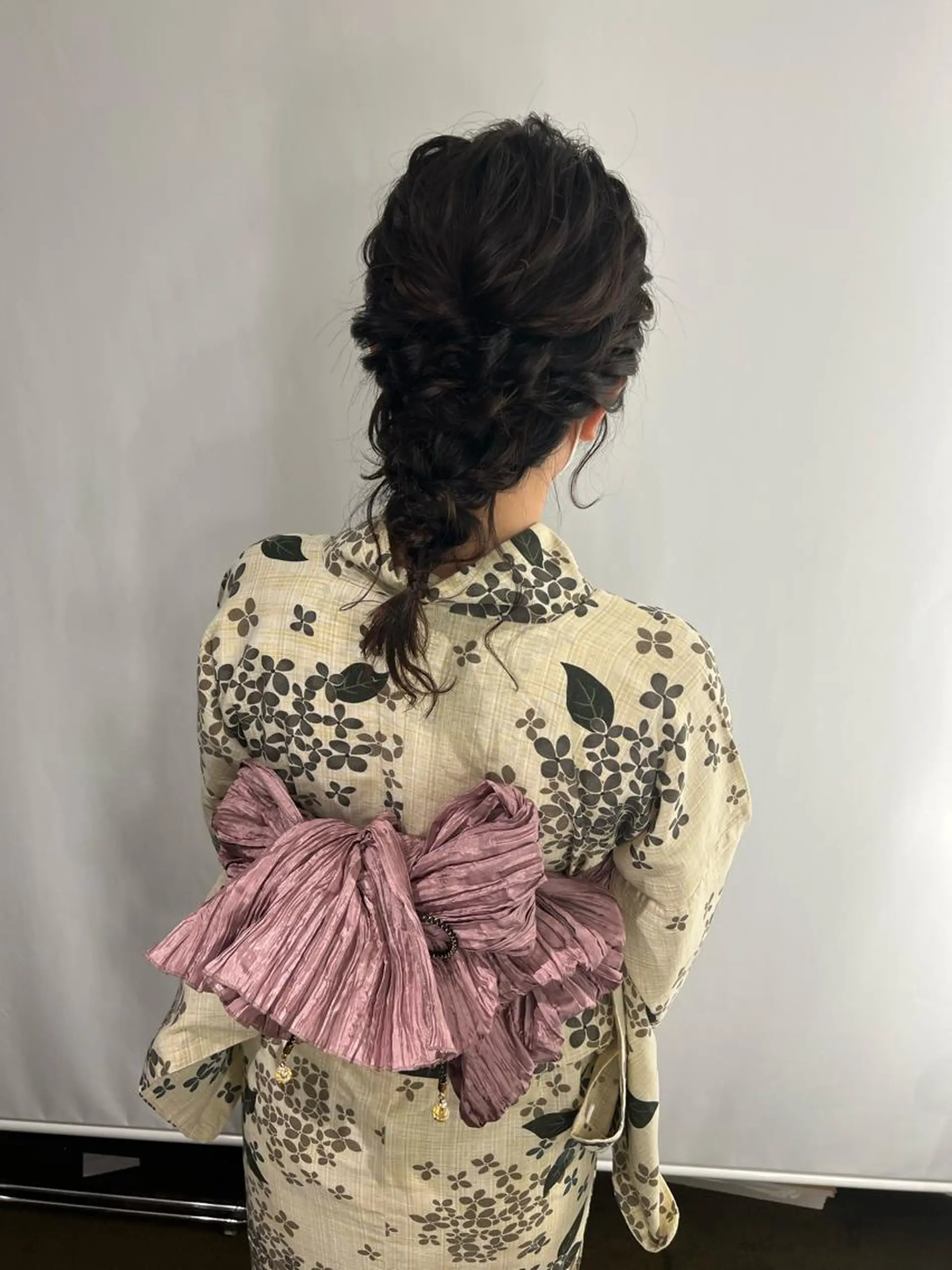ロング ヘアアレンジ 浴衣 Okano Mahoのヘアスタイル