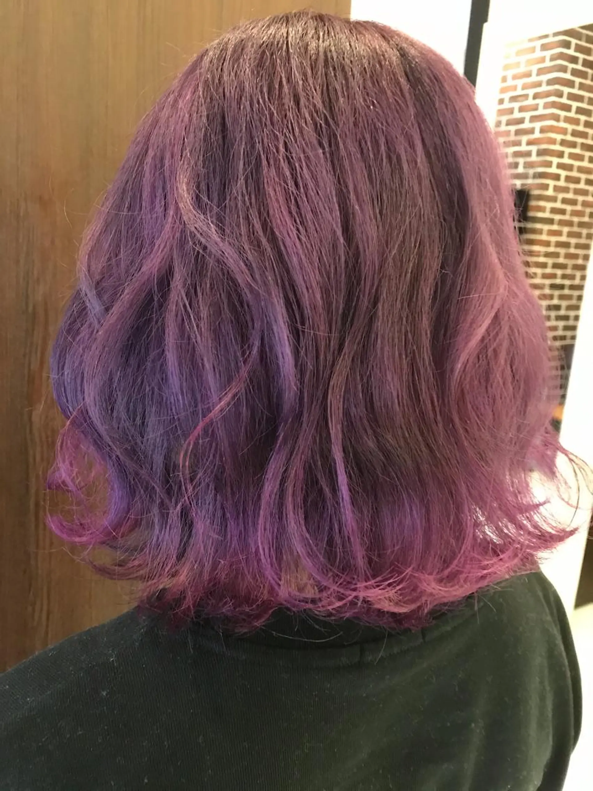 ミディアム ピンクラベンダー 有働 直広のヘアスタイル