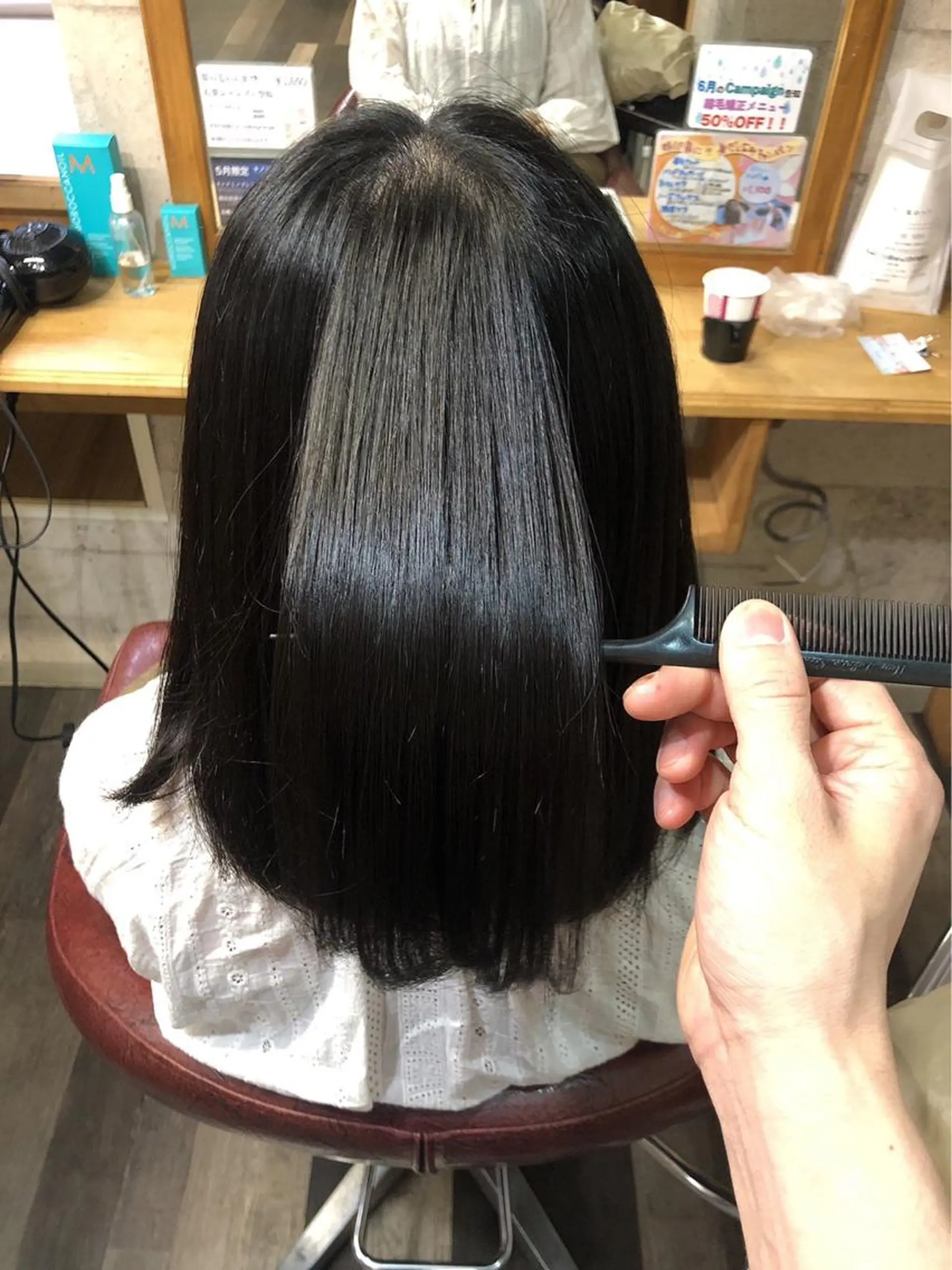 ミディアム PANOL 秀島のヘアスタイル