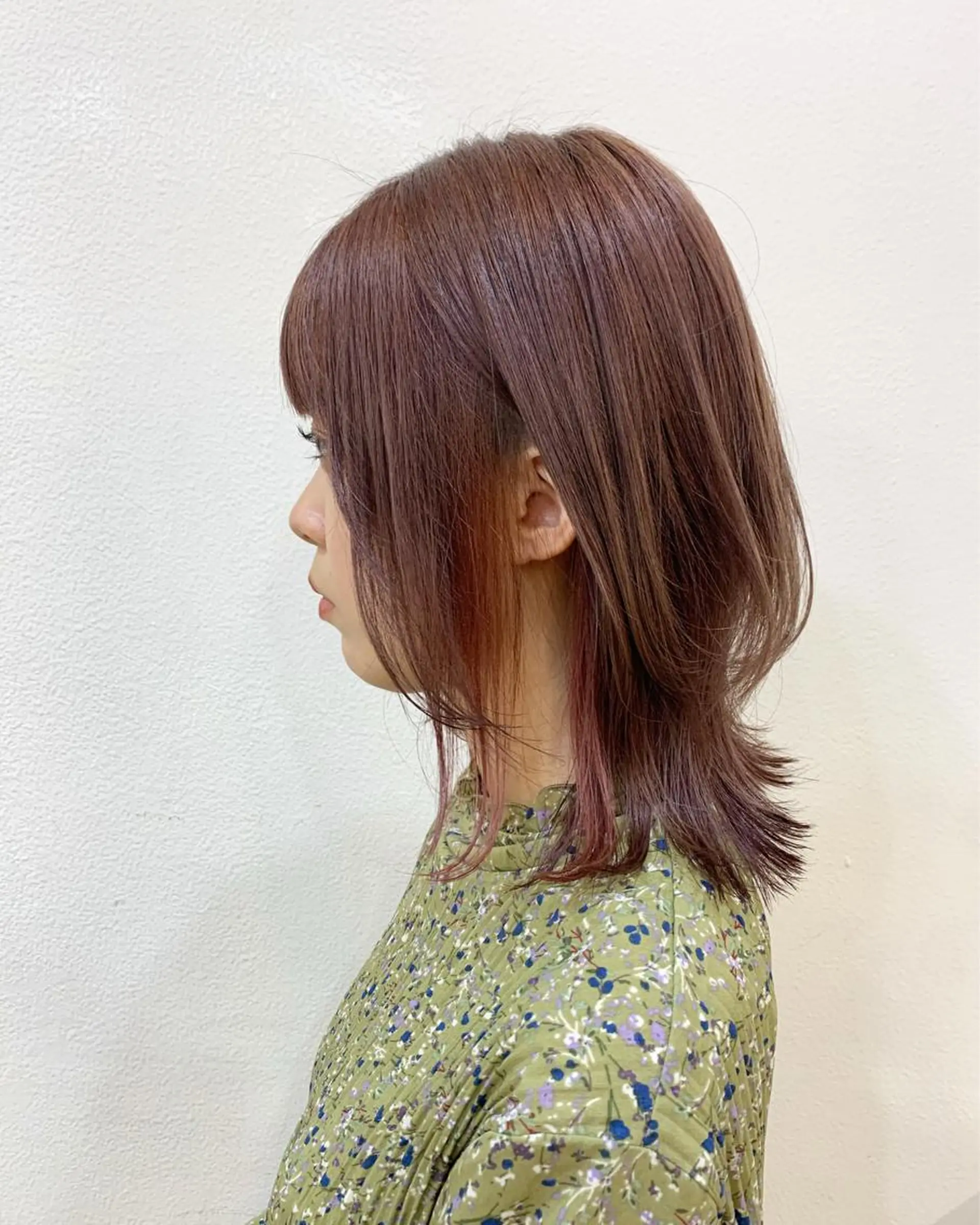 ミディアム カラー 髪質改善カラー☆ ヘアアレンジmiyuのヘアスタイル