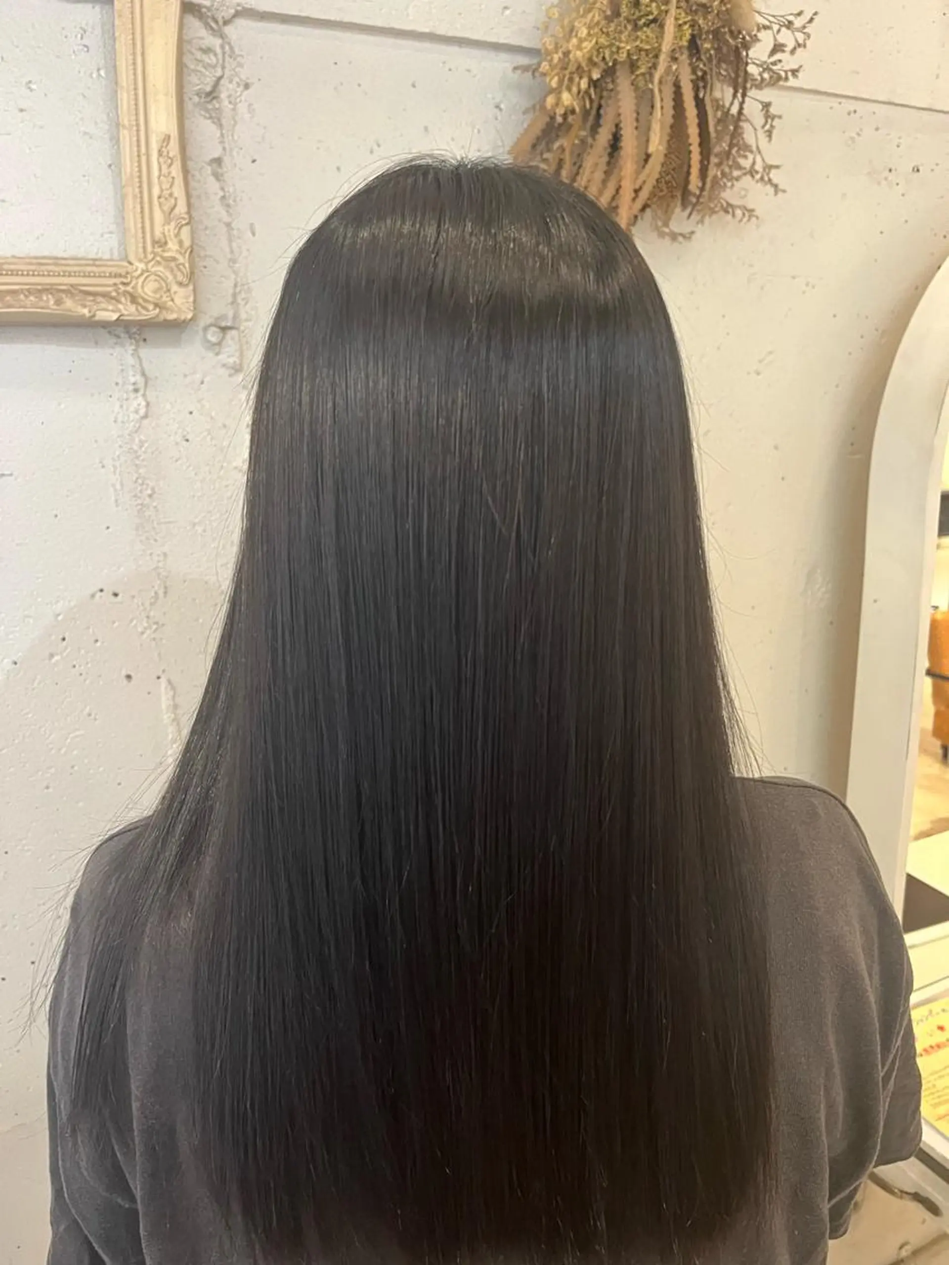 ロング ヘアカラー トリートメント たかしま あさひのヘアスタイル