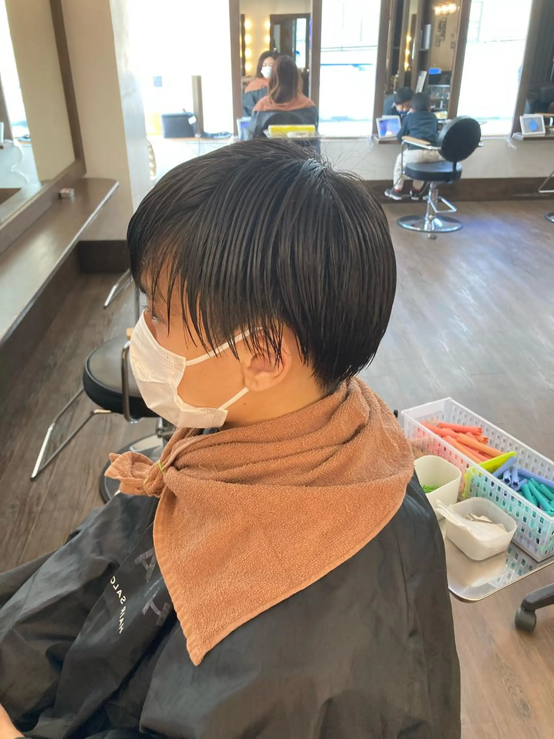 パーマ メンズ カット パーマ メンズサロン アソビ元町のヘアスタイル