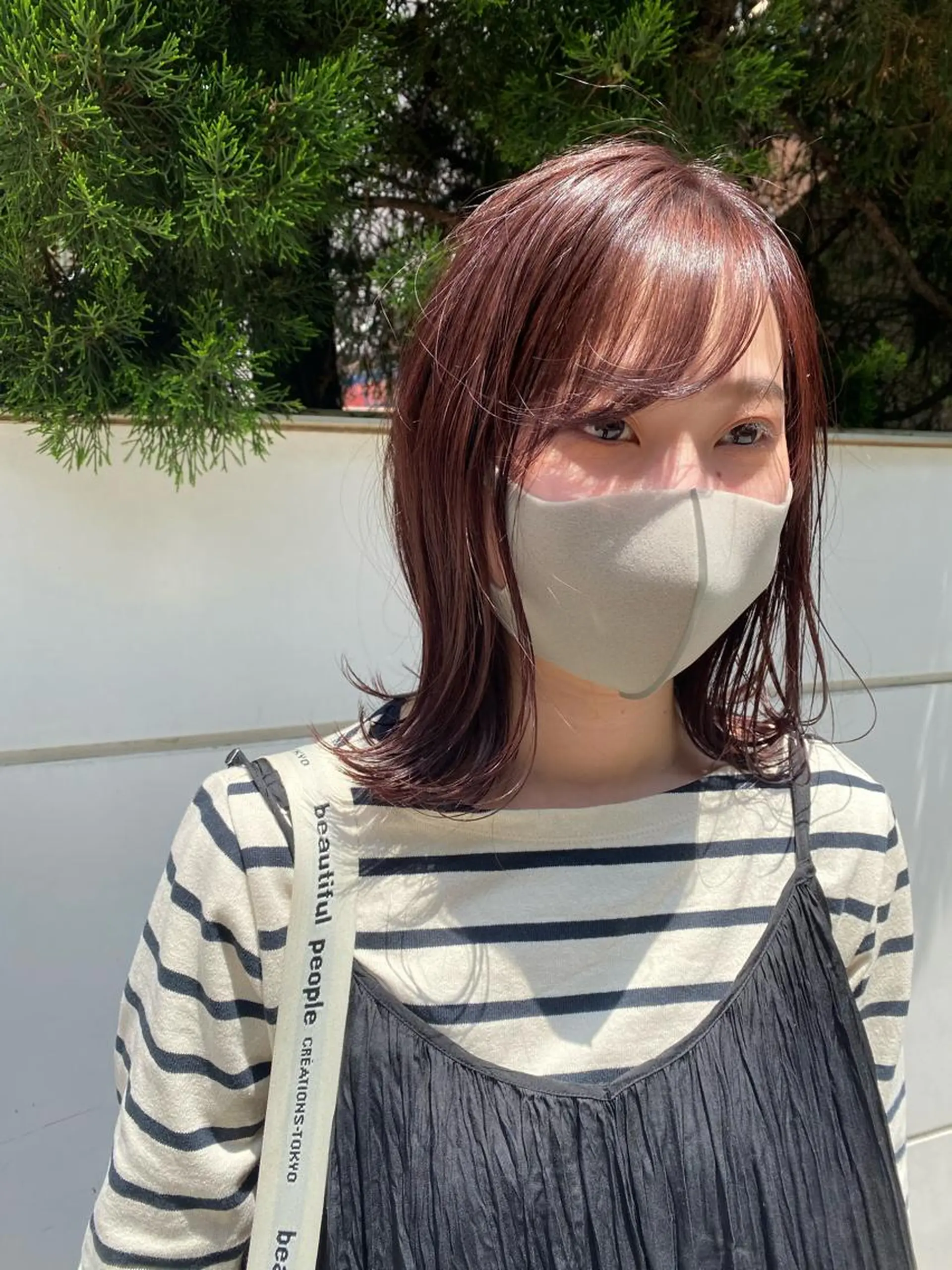 ミディアム ヘアカラー パーマ/ボブ 似合わせヘア/ショウのヘアスタイル