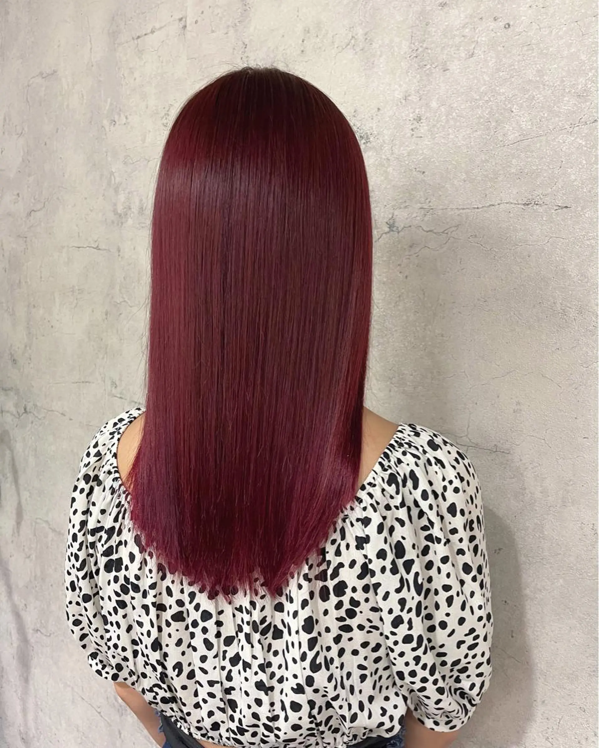 ロング カラー ブリーチ ヘアカラー 唐澤 千尋のマツエク・マツパデザイン