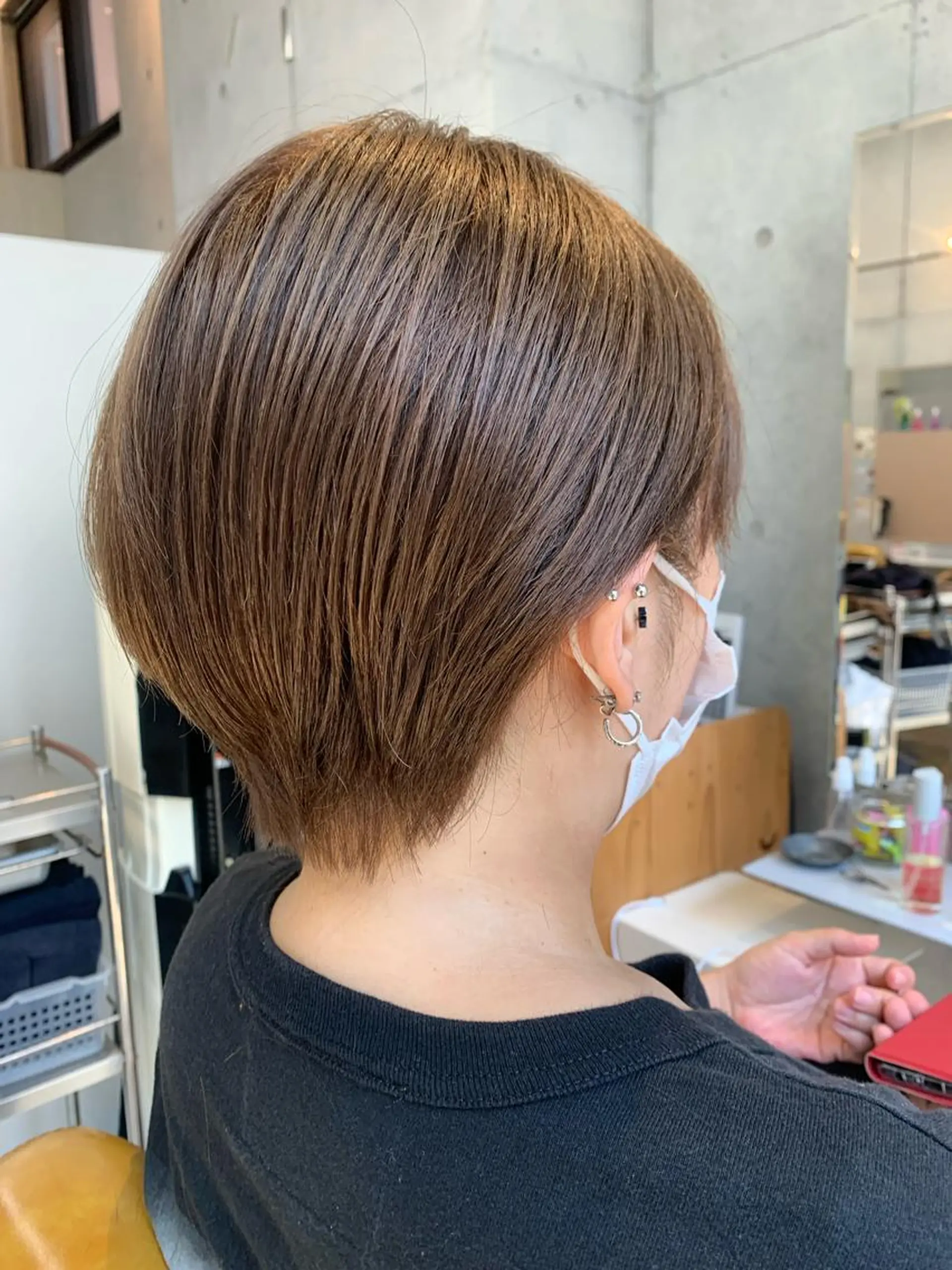 ショート カラー カット ヘアカラー ルーツカラー/ デザインカラー/井川のヘアスタイル