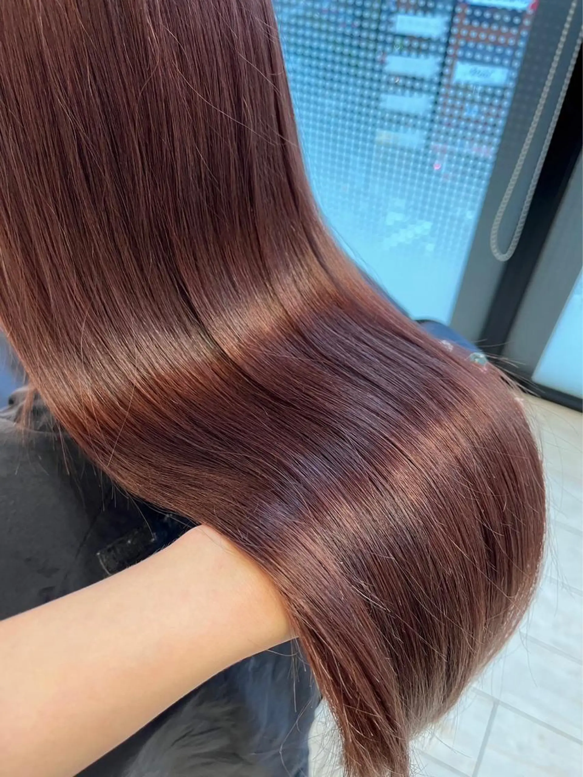 ヘアカラー ♛︎ きっか ♛︎ ヘアアレンジ🩵のヘアスタイル