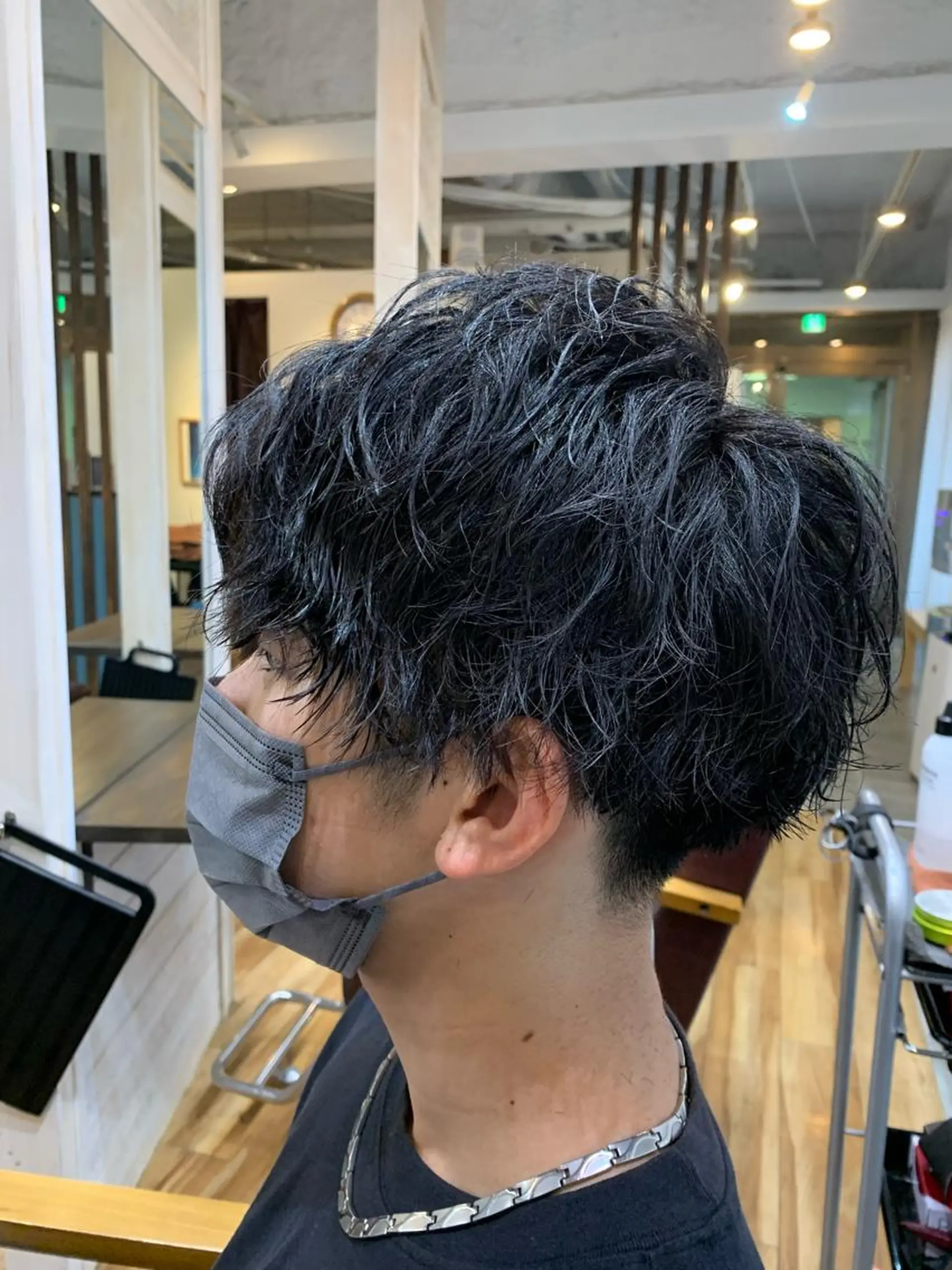 ショート カット パーマ CECIL hair なんば店所属・メンズパーマ 艶髪☆店長☆有馬のヘアスタイル