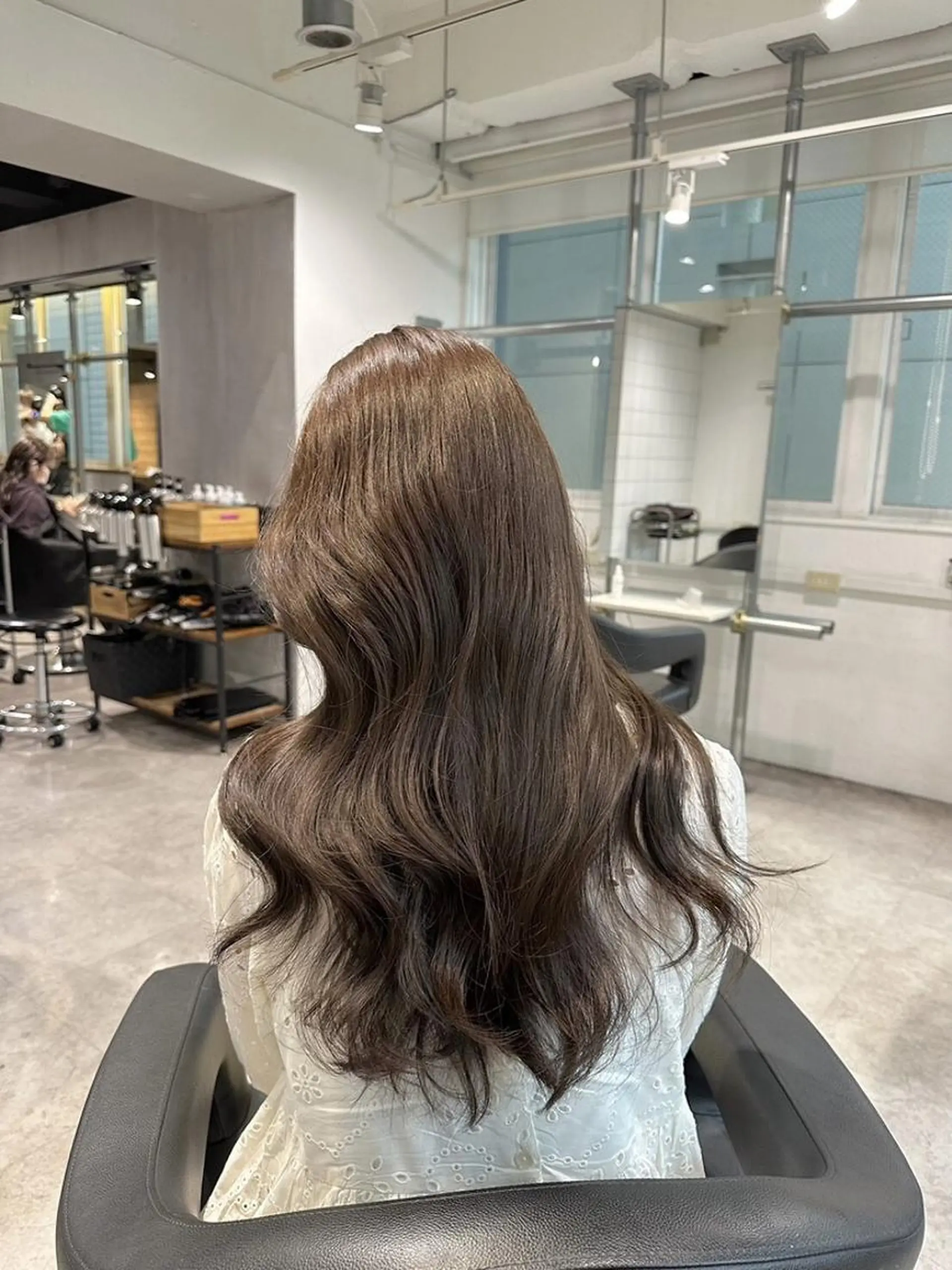 カラー ヘアカラー トリートメント ヘッドスパ ヘアセット 🪽韓国風トレンド ヘア🪽.｡*のヘアスタイル