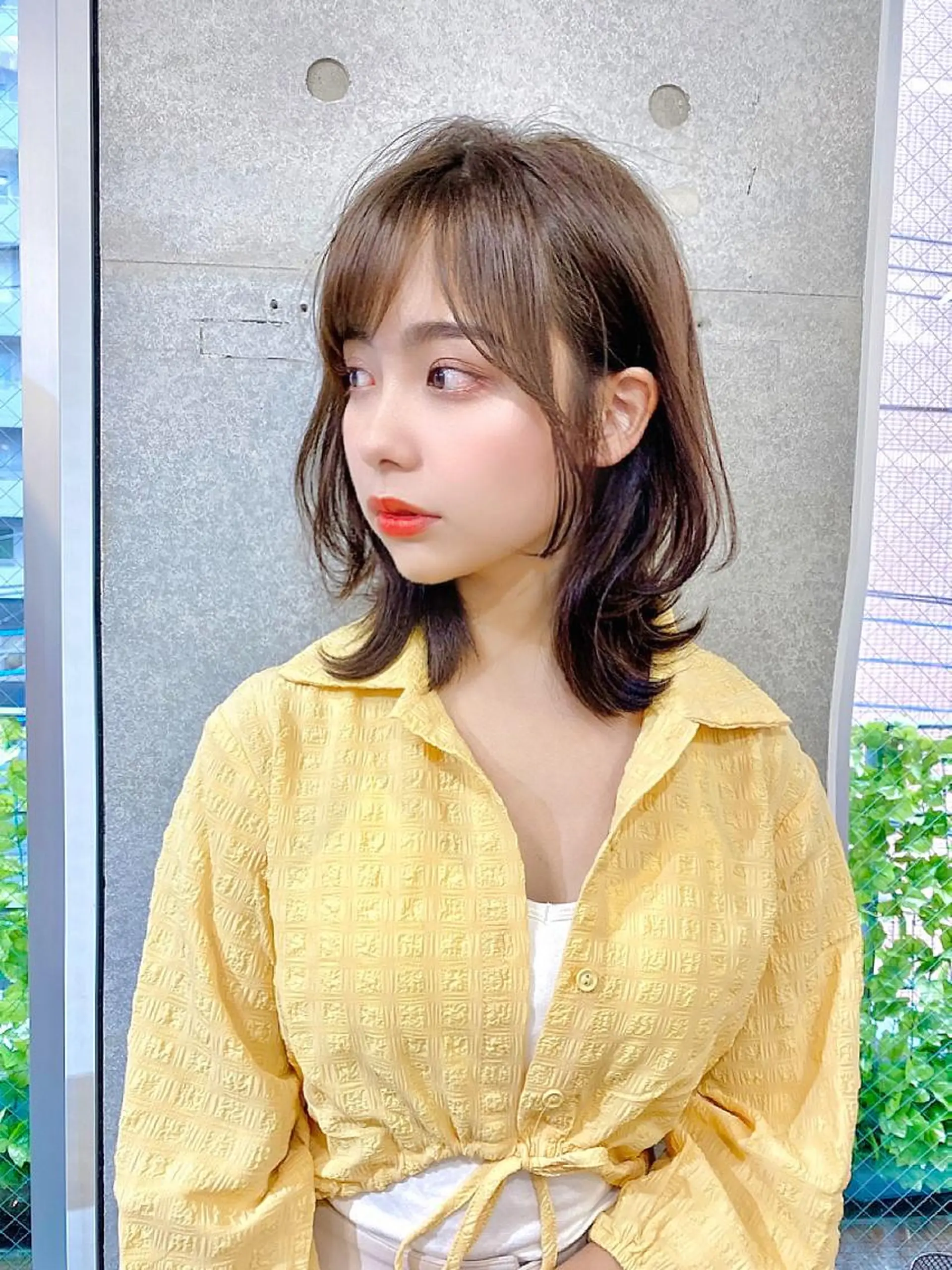 ミディアム カラー 似合わせレイヤー 🇰🇷荒木洋文のヘアスタイル