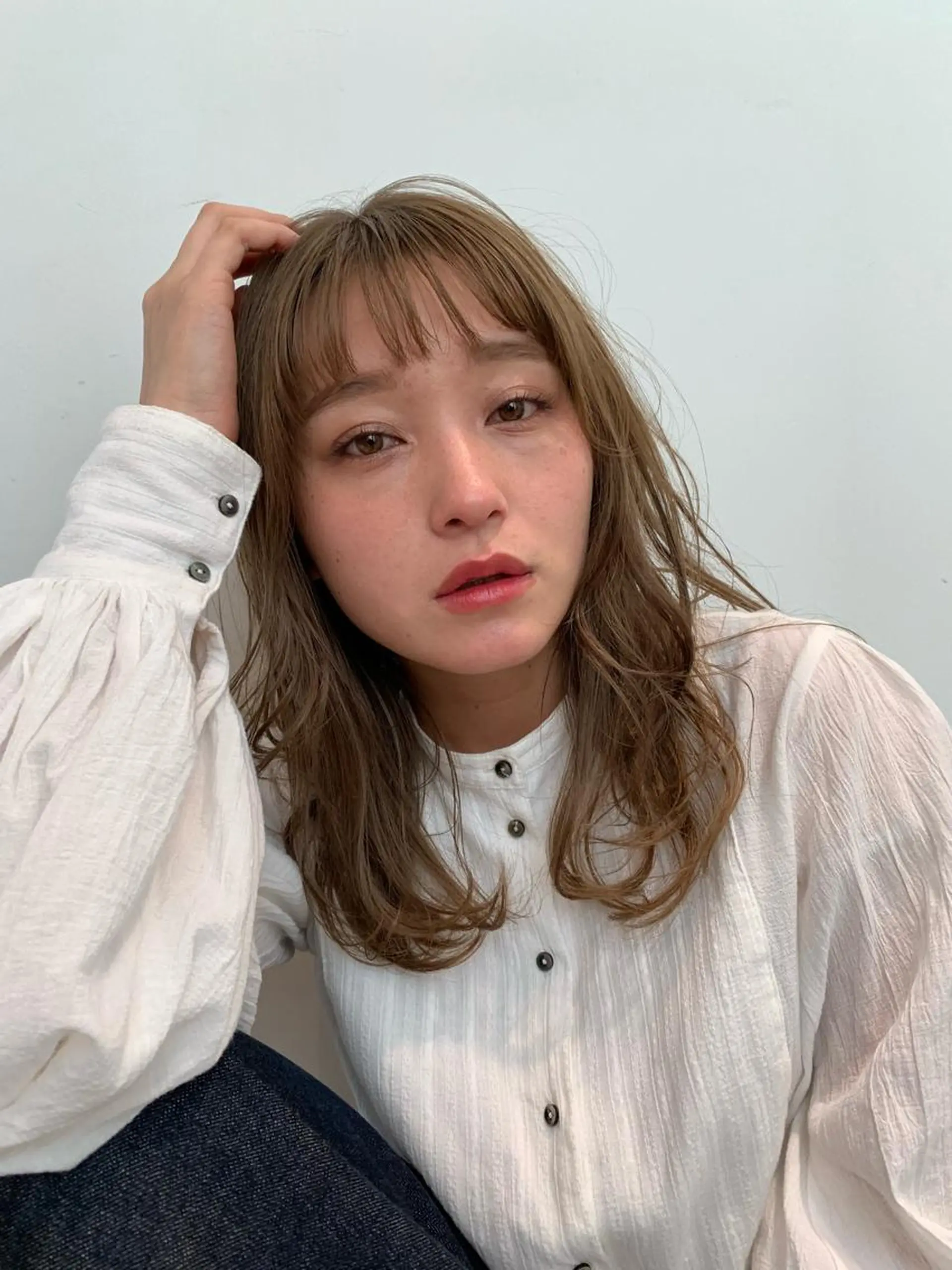 セミロング カラー カット ヘアカラー トリートメント DUMBO所属・【完全マンツー 恵比寿】佐藤 翔のヘアスタイル