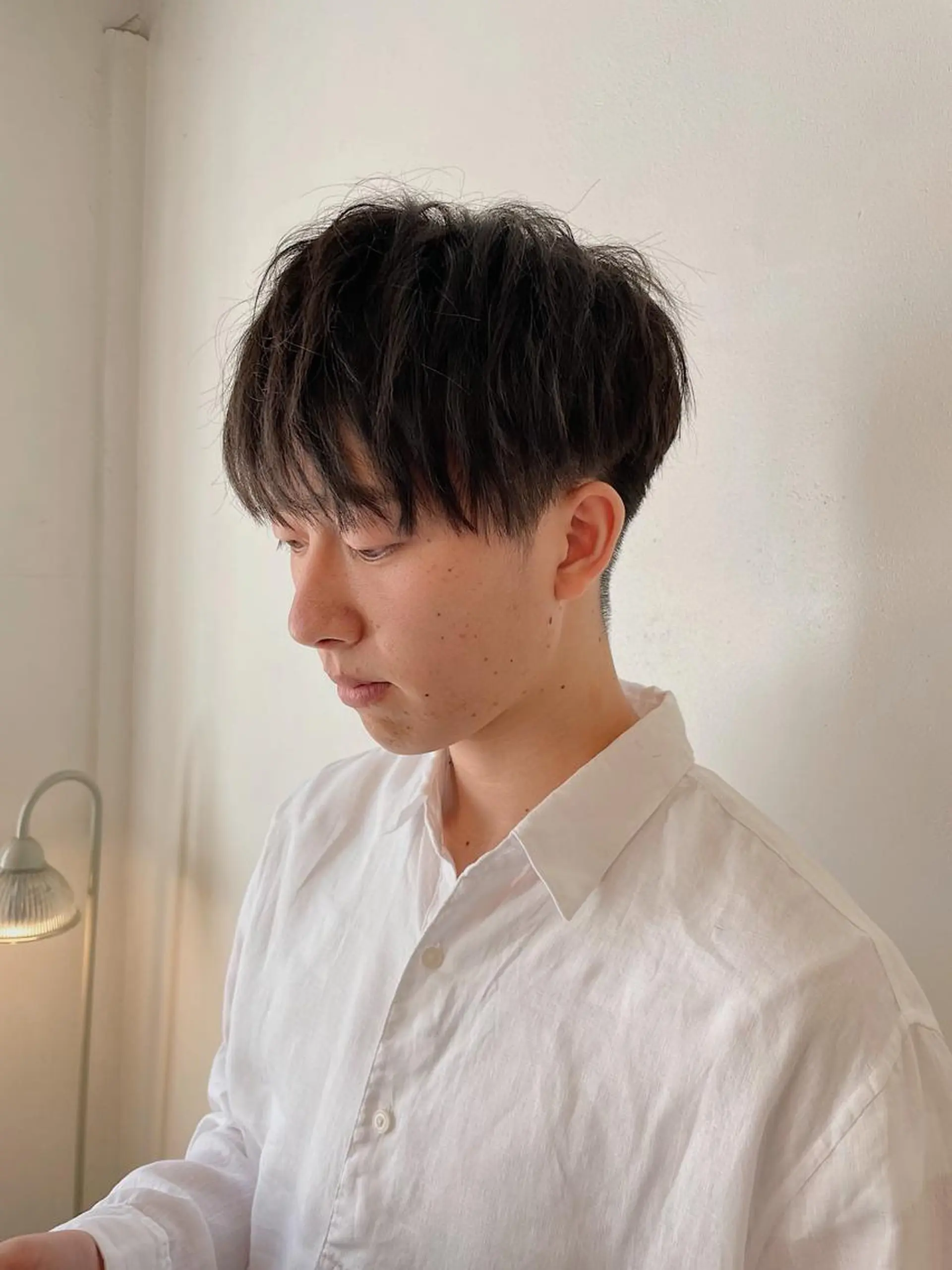 パーマ メンズ マッシュ メンズパーマ メンズツイストパーマ ツイストパーマ カット パーマ h a k u 大倉 卓人のヘアスタイル