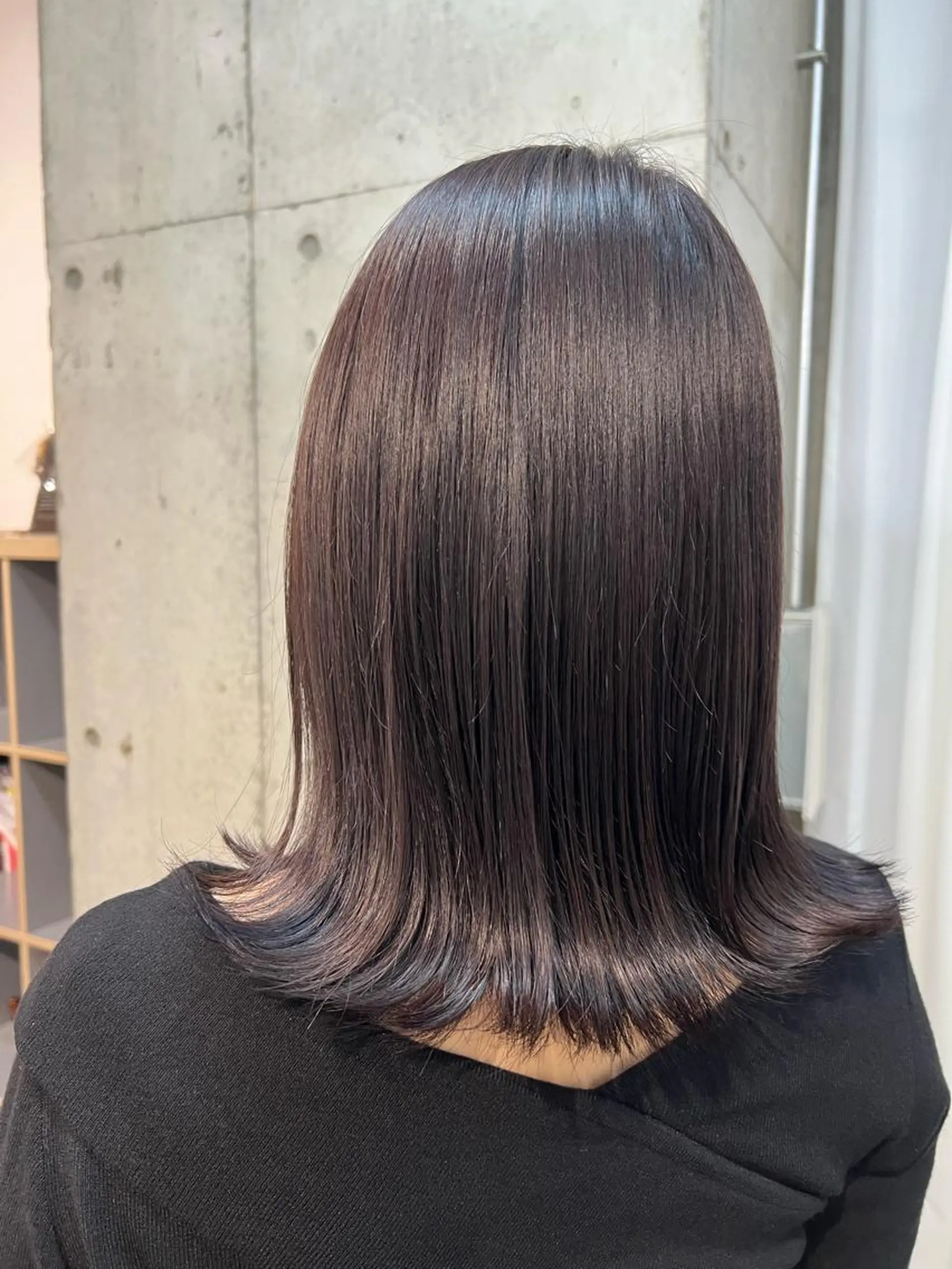 ミディアム カラー グレージュ ラベンダーカラー ラベンダーグレージュ ラベンダーグレー ヘアカラー Ayaka🩰🎀 ガーリー/暖色♡のヘアスタイル