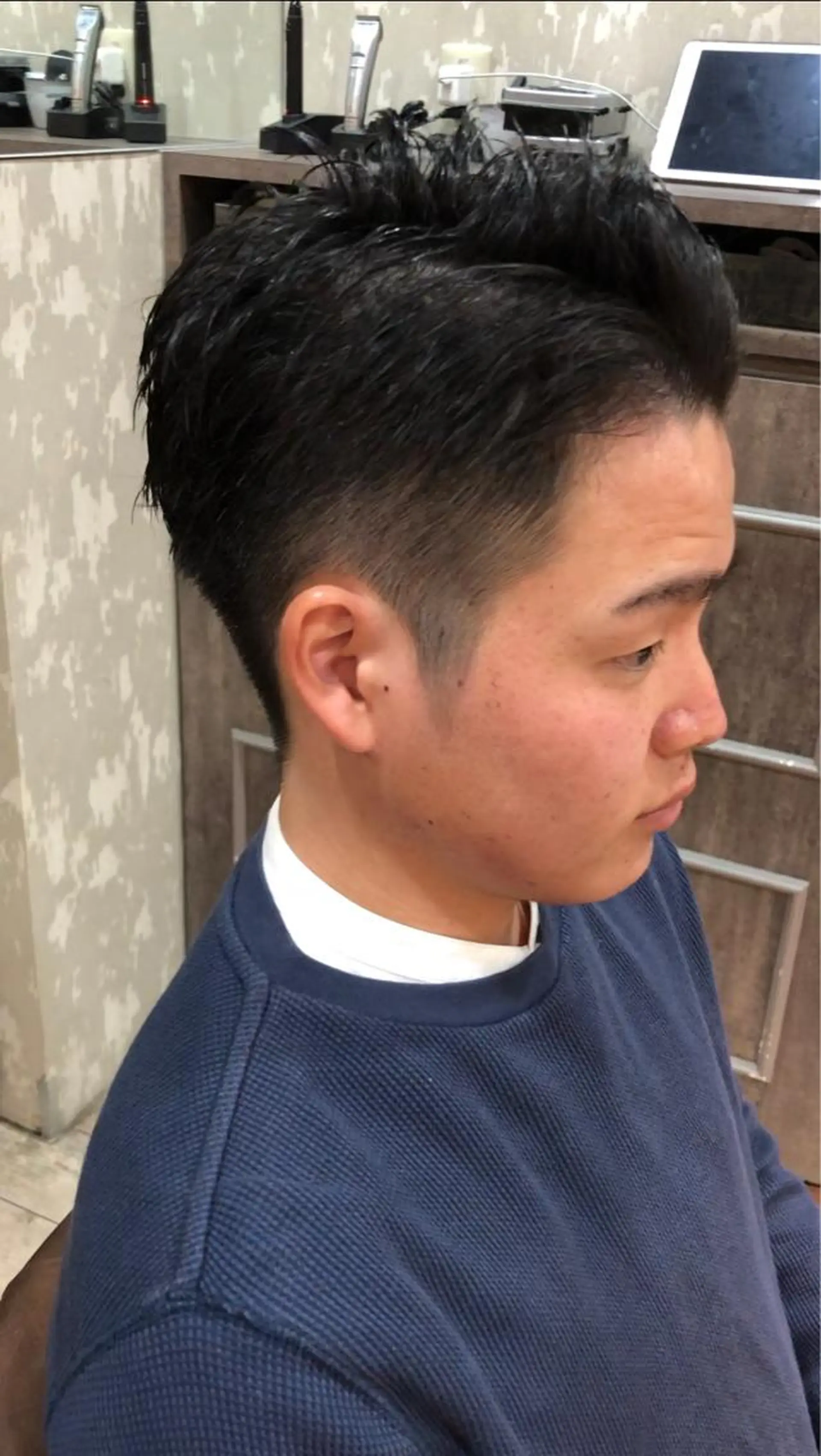 メンズ 西川 仁のヘアスタイル