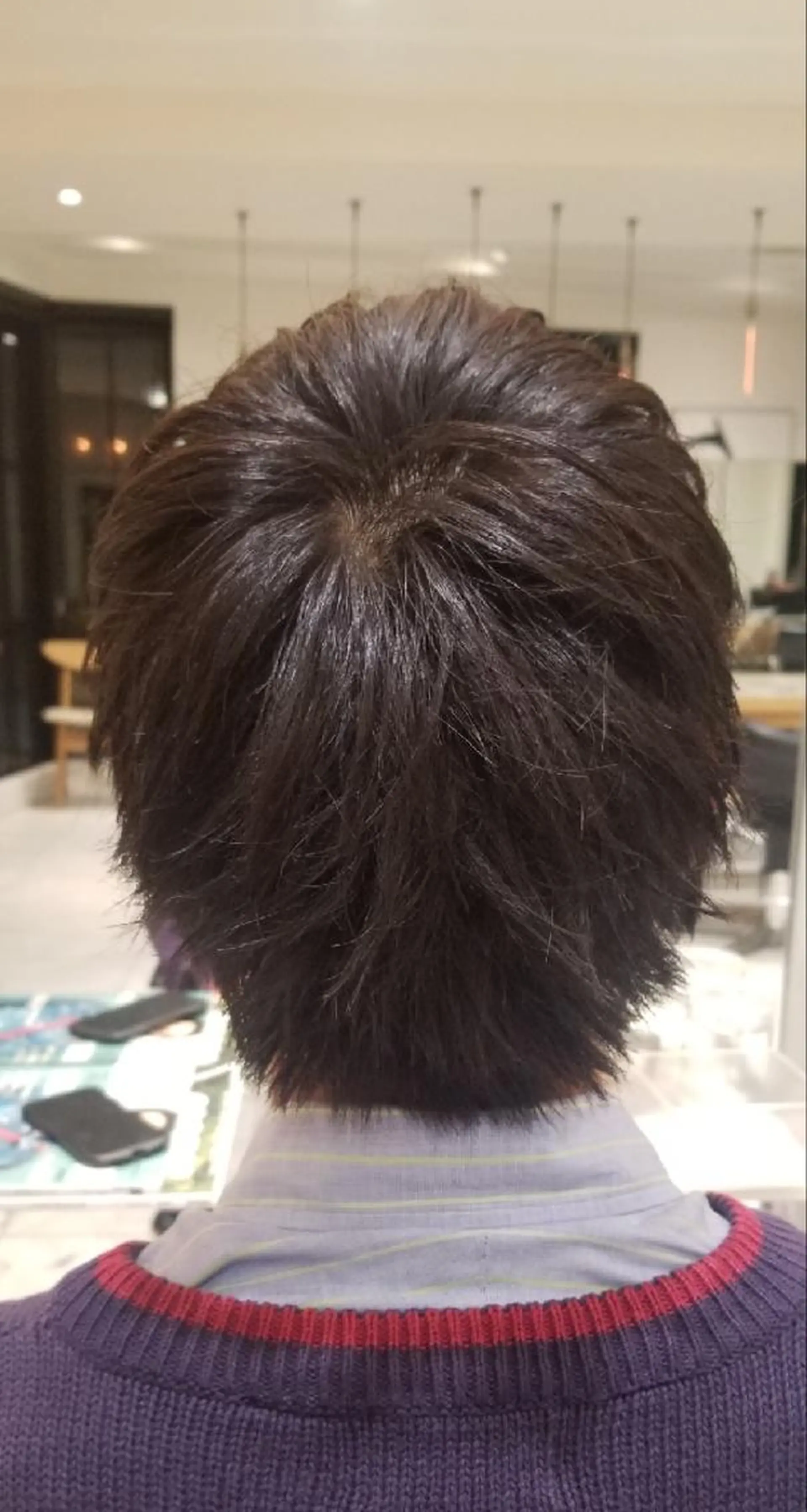 メンズ マッシュウルフ マッシュ メンズウルフカット ウルフカット カット 🔴赤み消し/ 艶カラー落合　優🔴のヘアスタイル