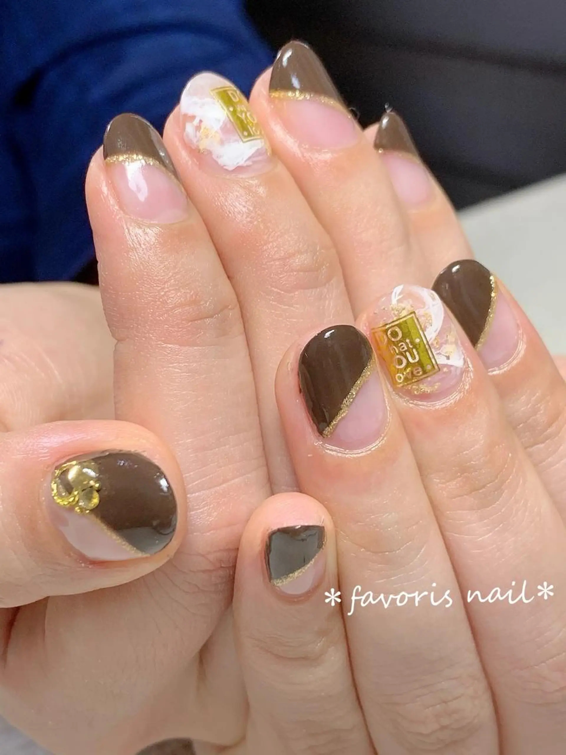 ネイル ハンドネイル favoris nail🌼のネイルデザイン