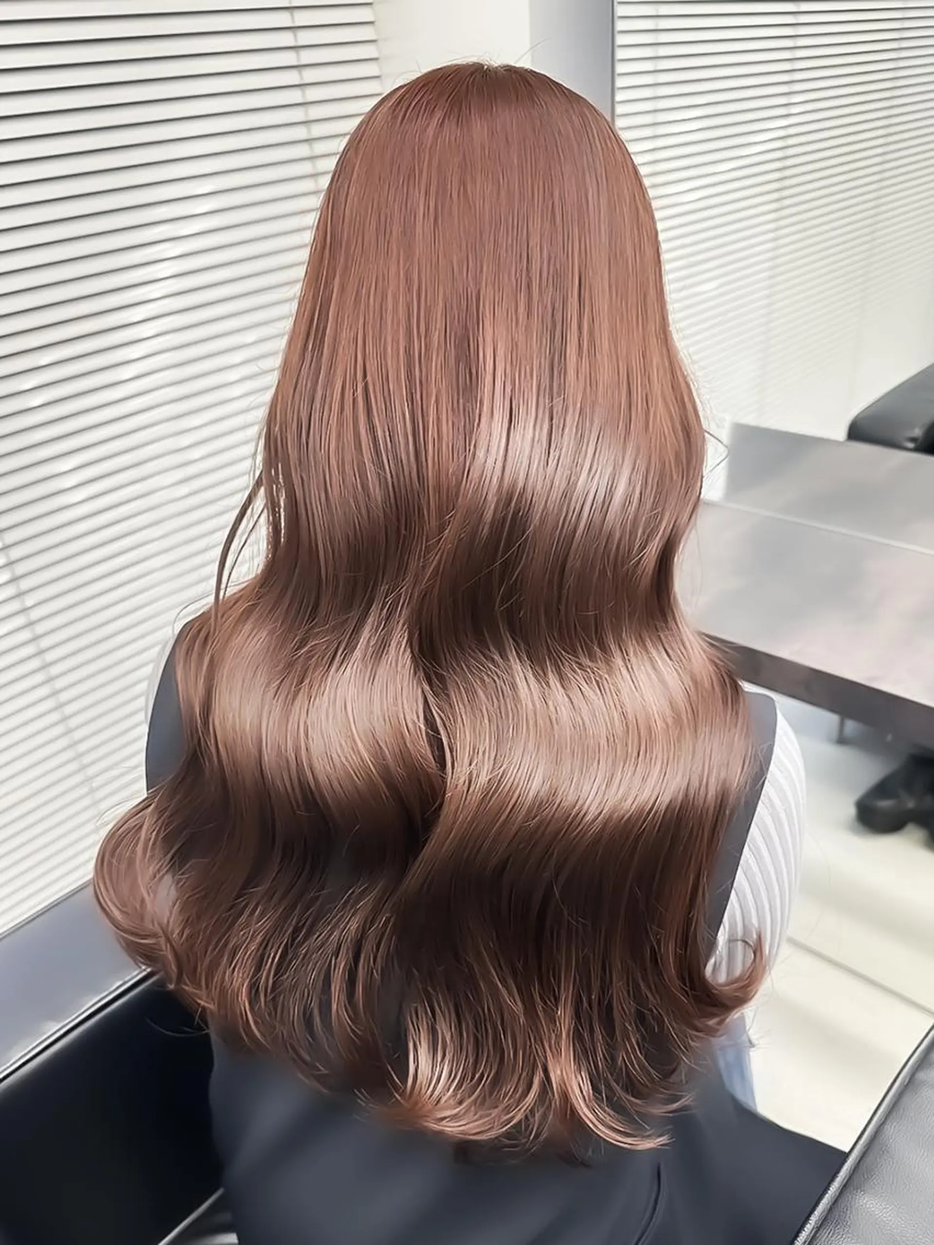 ロング カラー トリートメント 🌸韓国カラー🌸 髪質改善🌸桃花のヘアスタイル