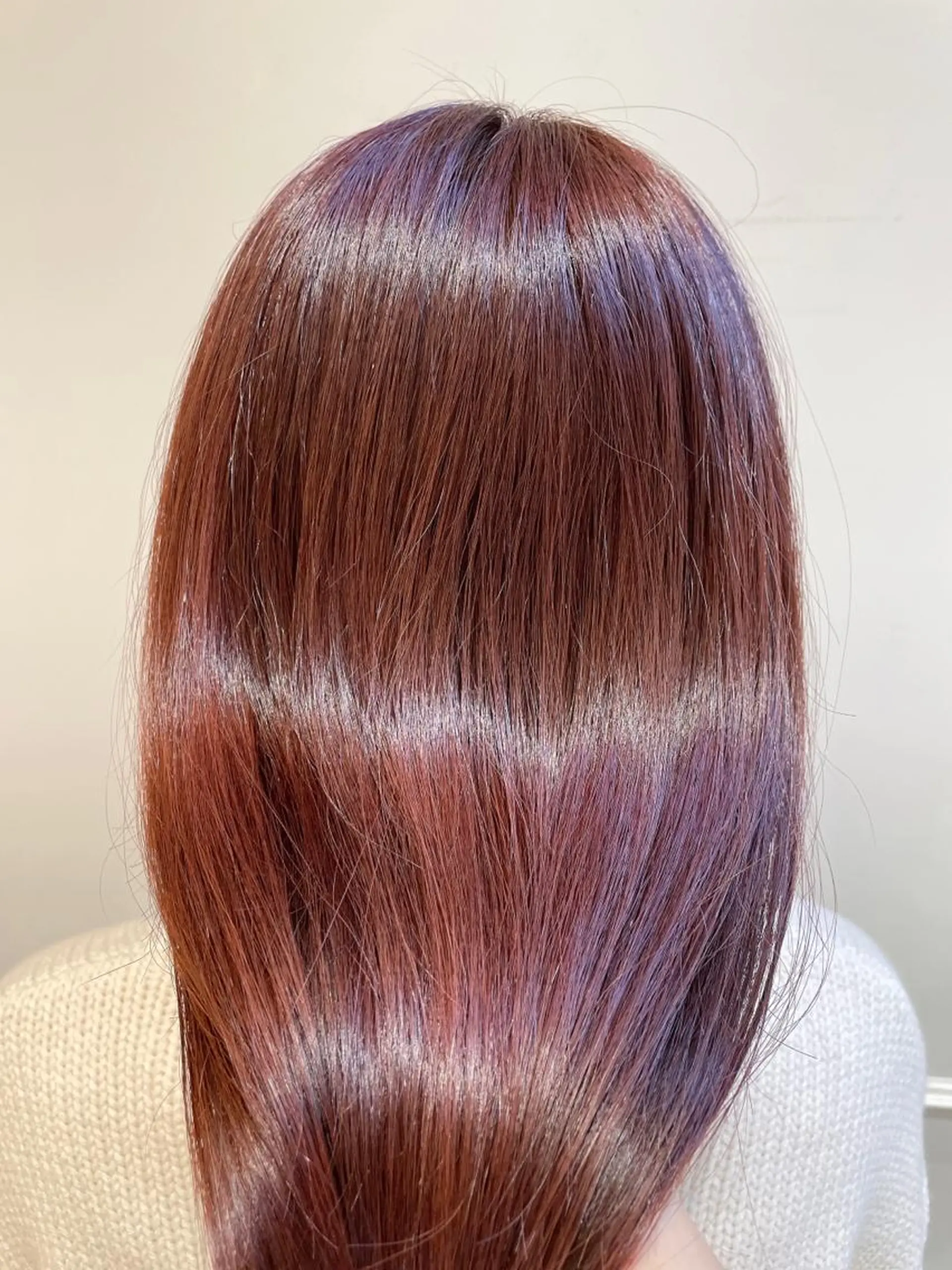 セミロング カラー イルミナカラー トリートメント 酸熱トリートメント カット ヘアカラー トリートメント 🦖鶴岡香純🦖 産休中のヘアスタイル