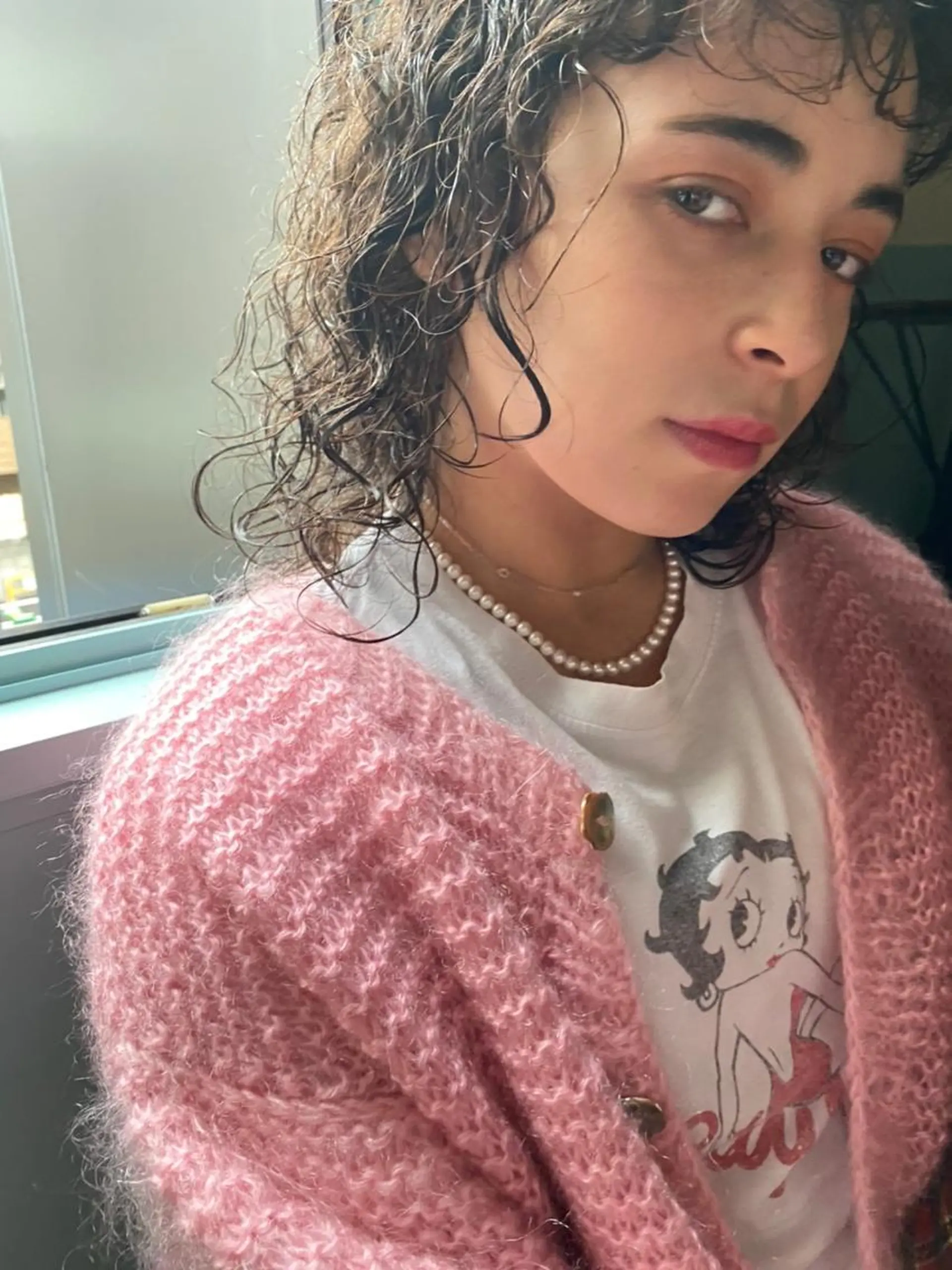 ミディアム カラー パーマ ミディアムパーマ アクアカラー ダブルカラー グラデーションカラー ハイライトカラー 💈Chlom💈_ 公式_NewOpenのヘアスタイル