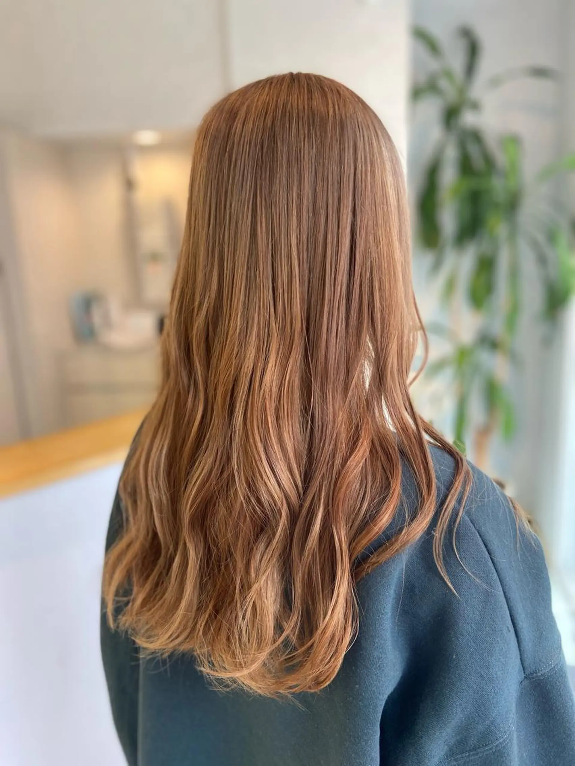 ロング カラー ベージュカラー ダブルカラー ヘアカラー 菊地 美憂のヘアスタイル