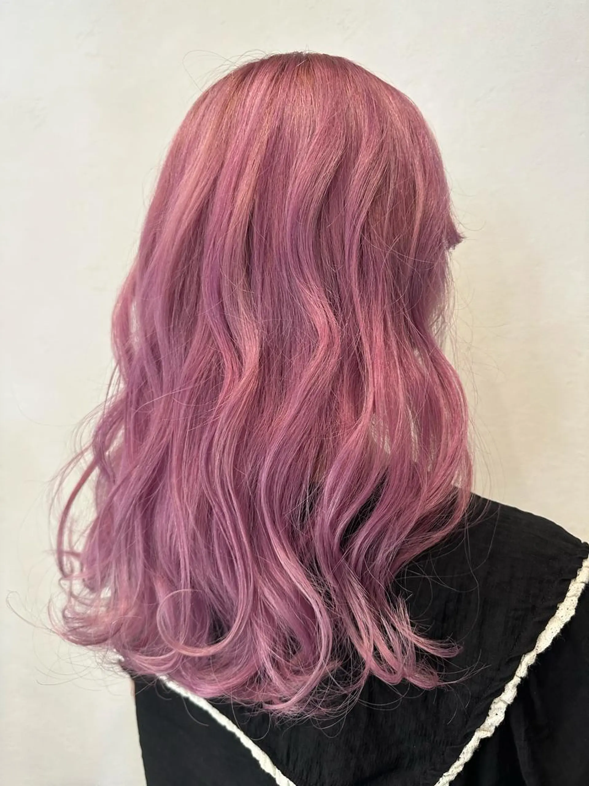 ロング カラー ピンクカラー 🫧アレンジ･韓国 パーマmaica🫧のヘアスタイル