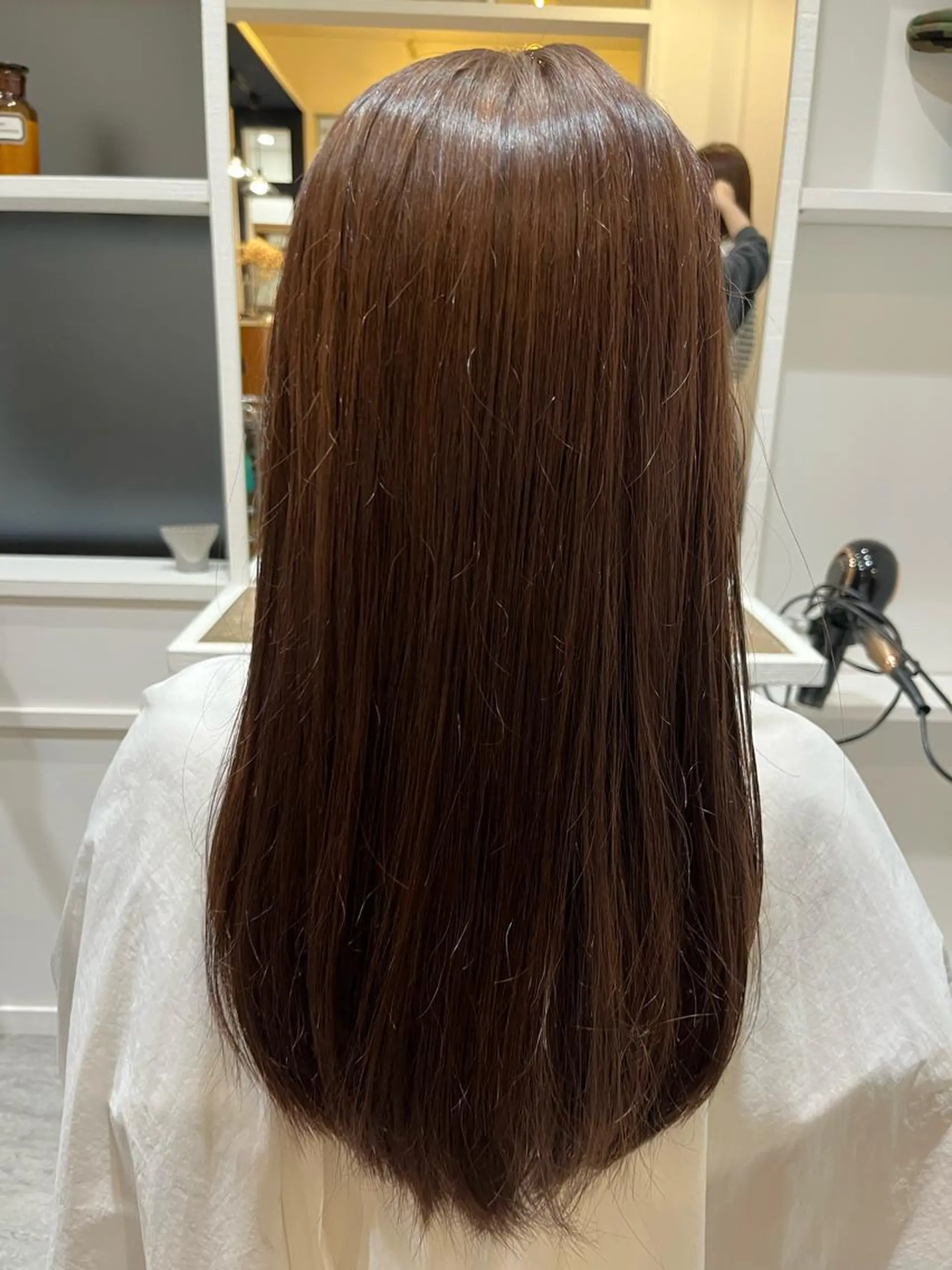 セミロング 無料カットモデル‪✨ ✂️Nanami🌷のヘアスタイル